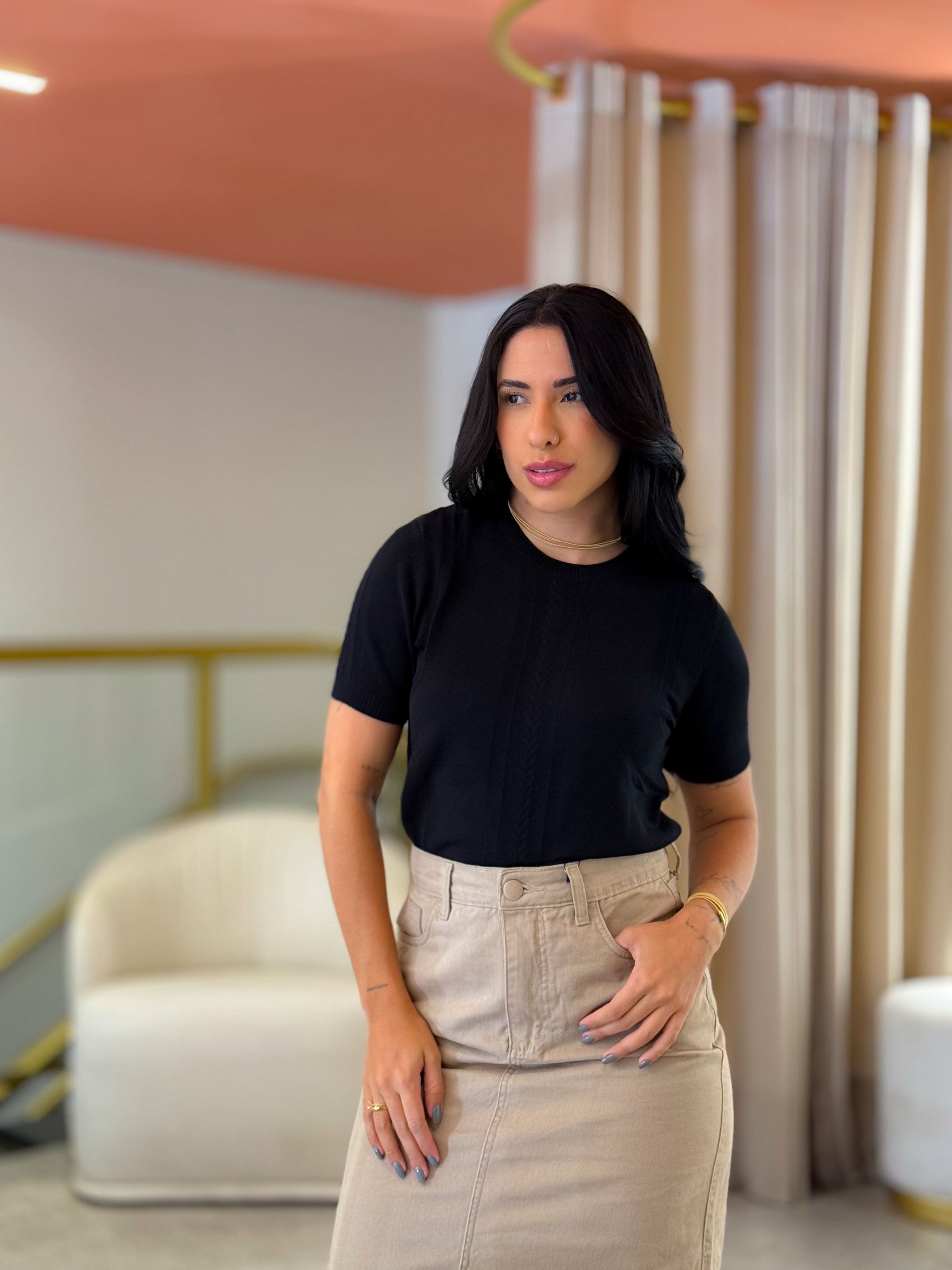 Blusa Julia Preto