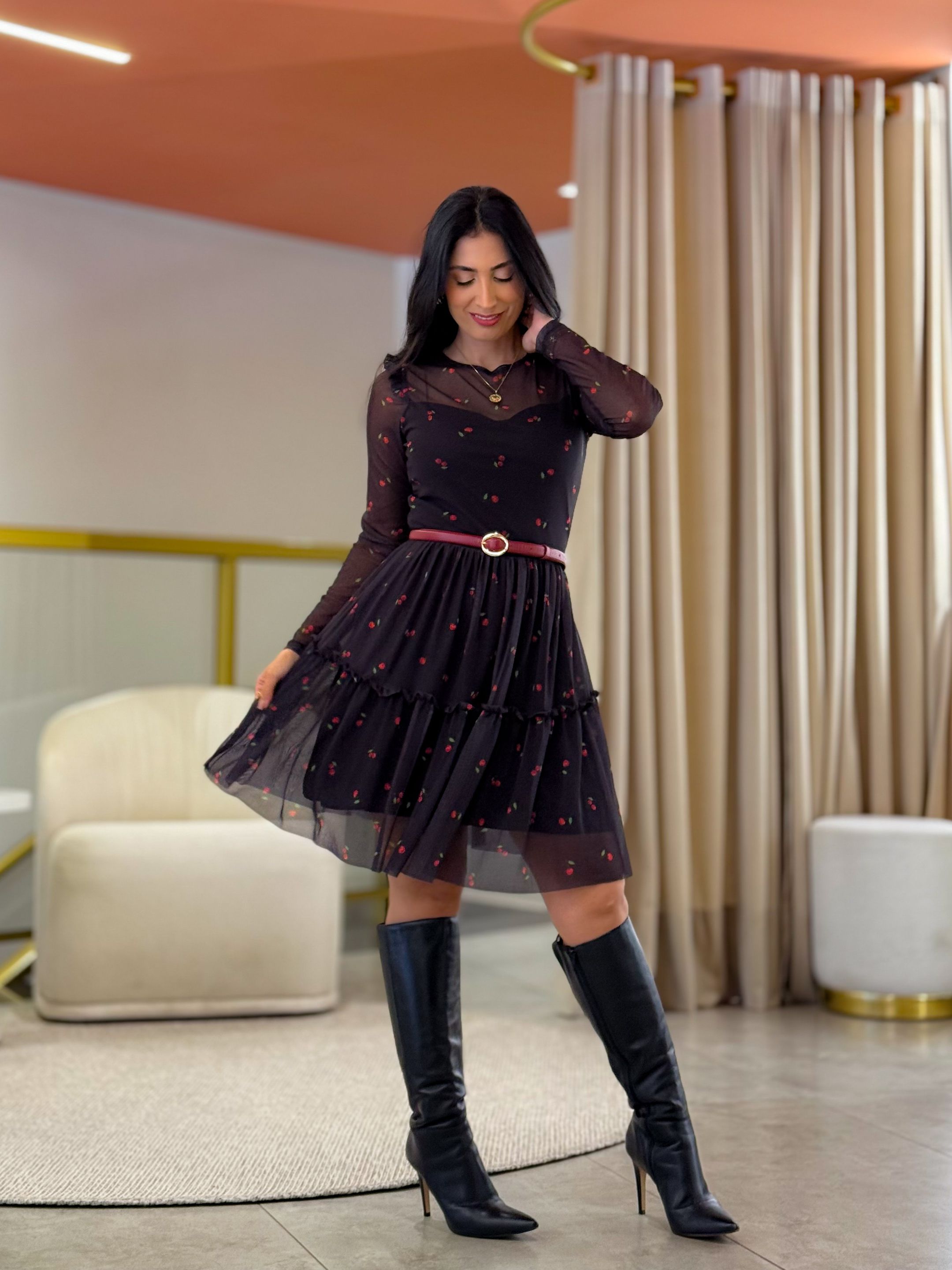 Vestido Liz Preto
