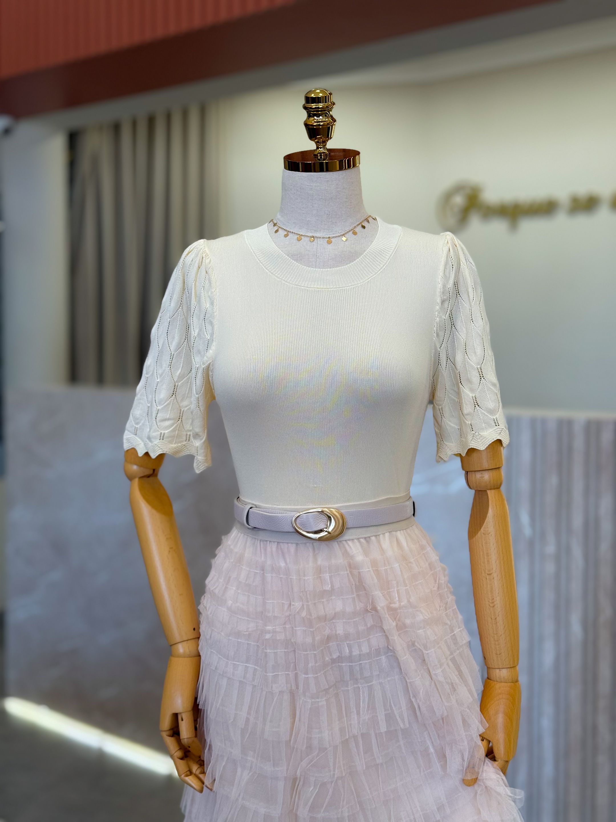 Blusa Babi Amarelo Manteiga