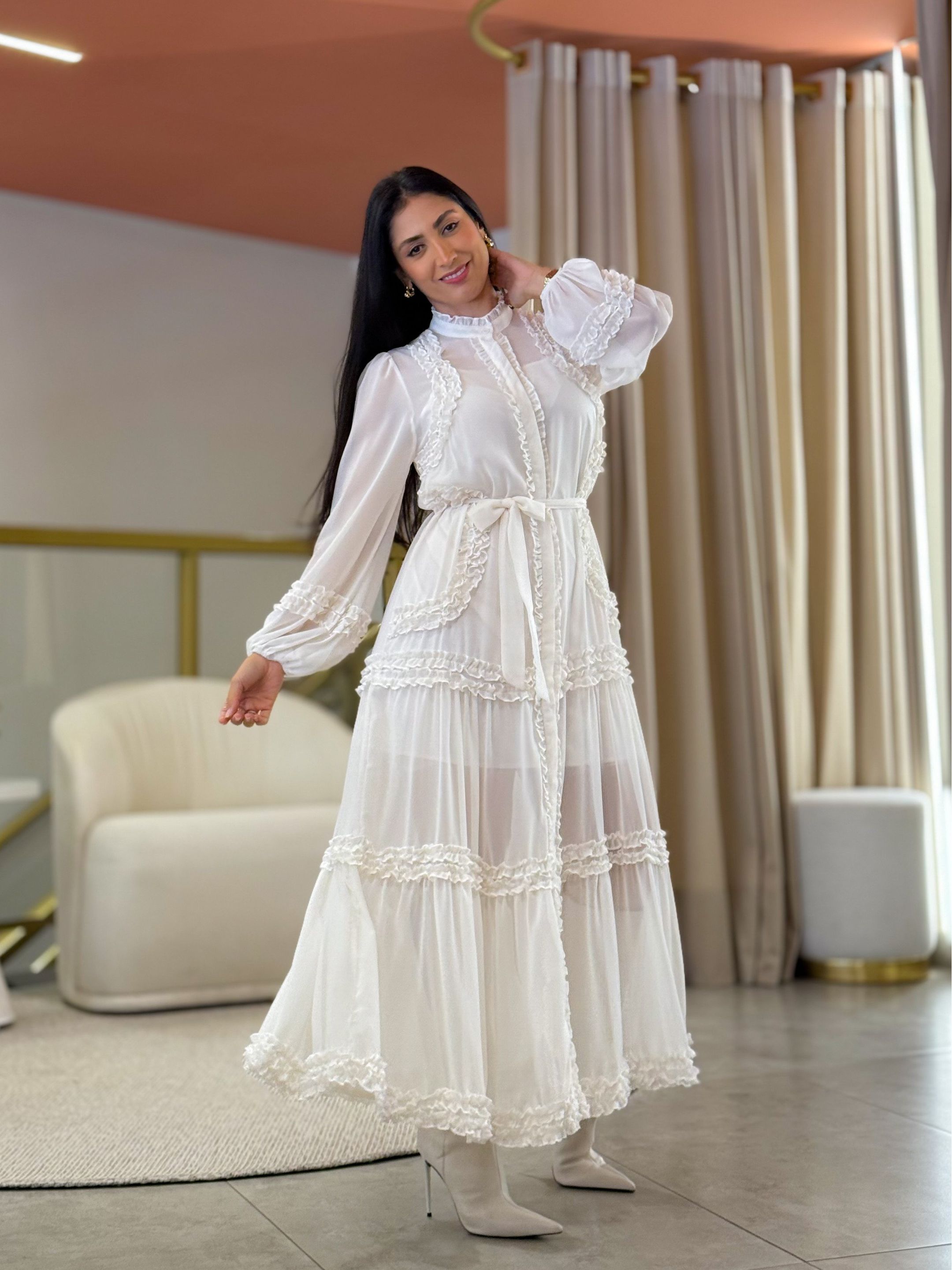Vestido Noiva Beatriz Off White