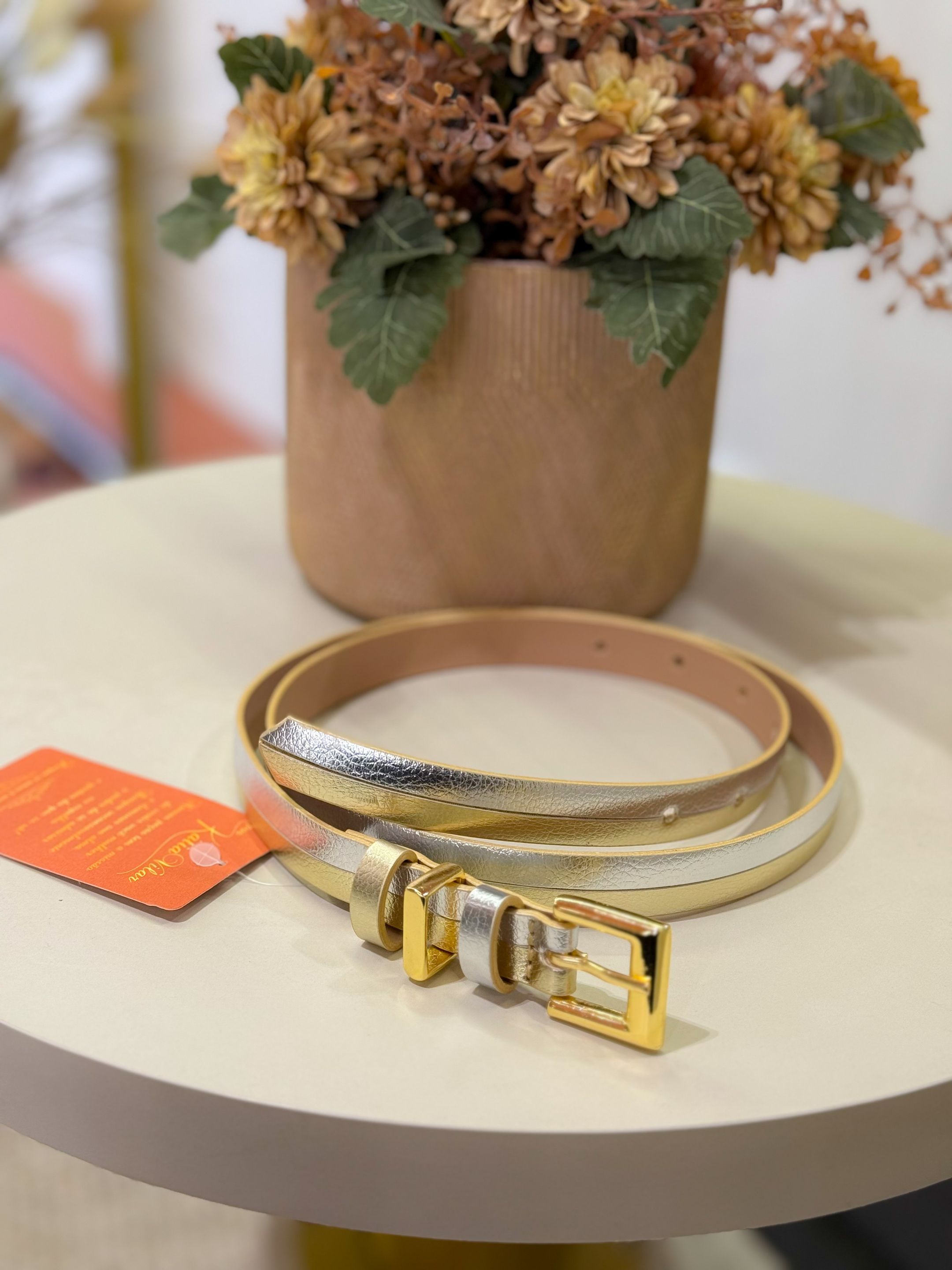 Cinto Dourado E Prata Prata E Dourado