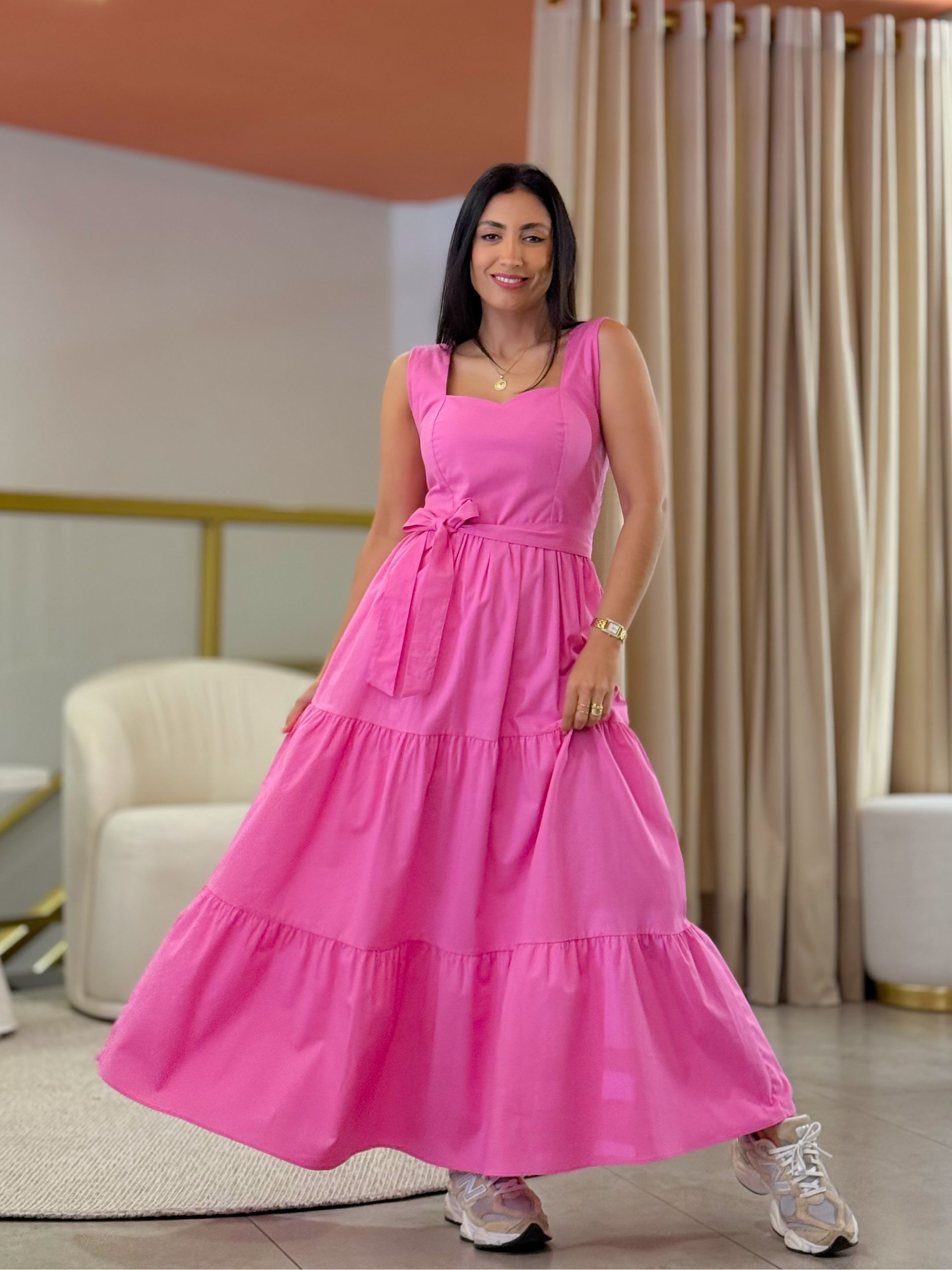 Vestido Betina Rosa