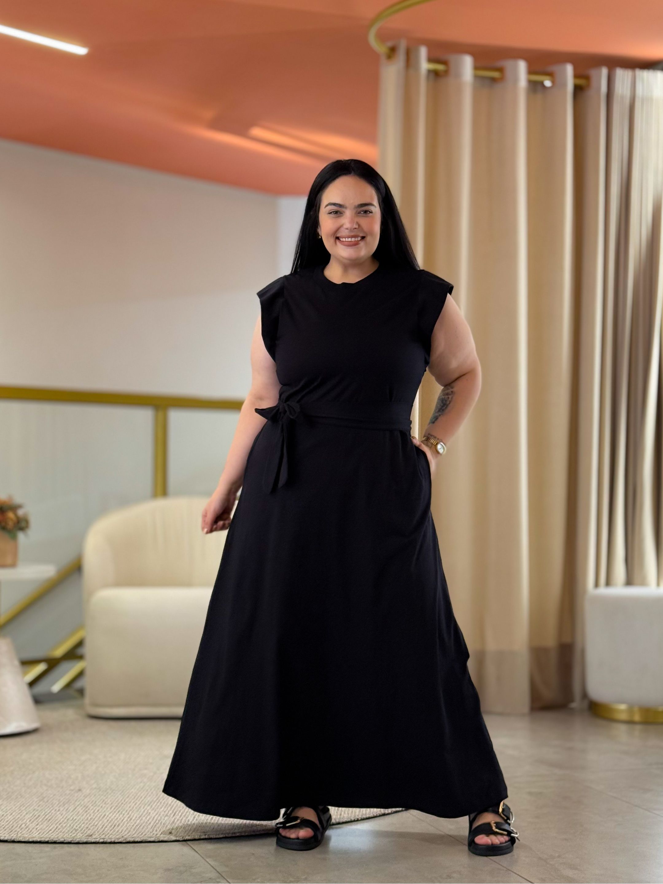 Vestido Rosane Preto