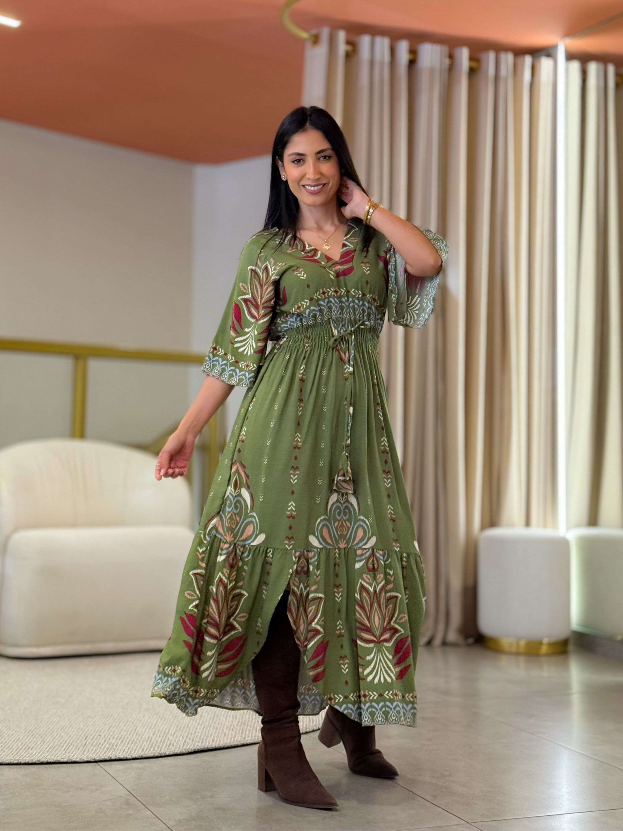 Vestido Tais Verde