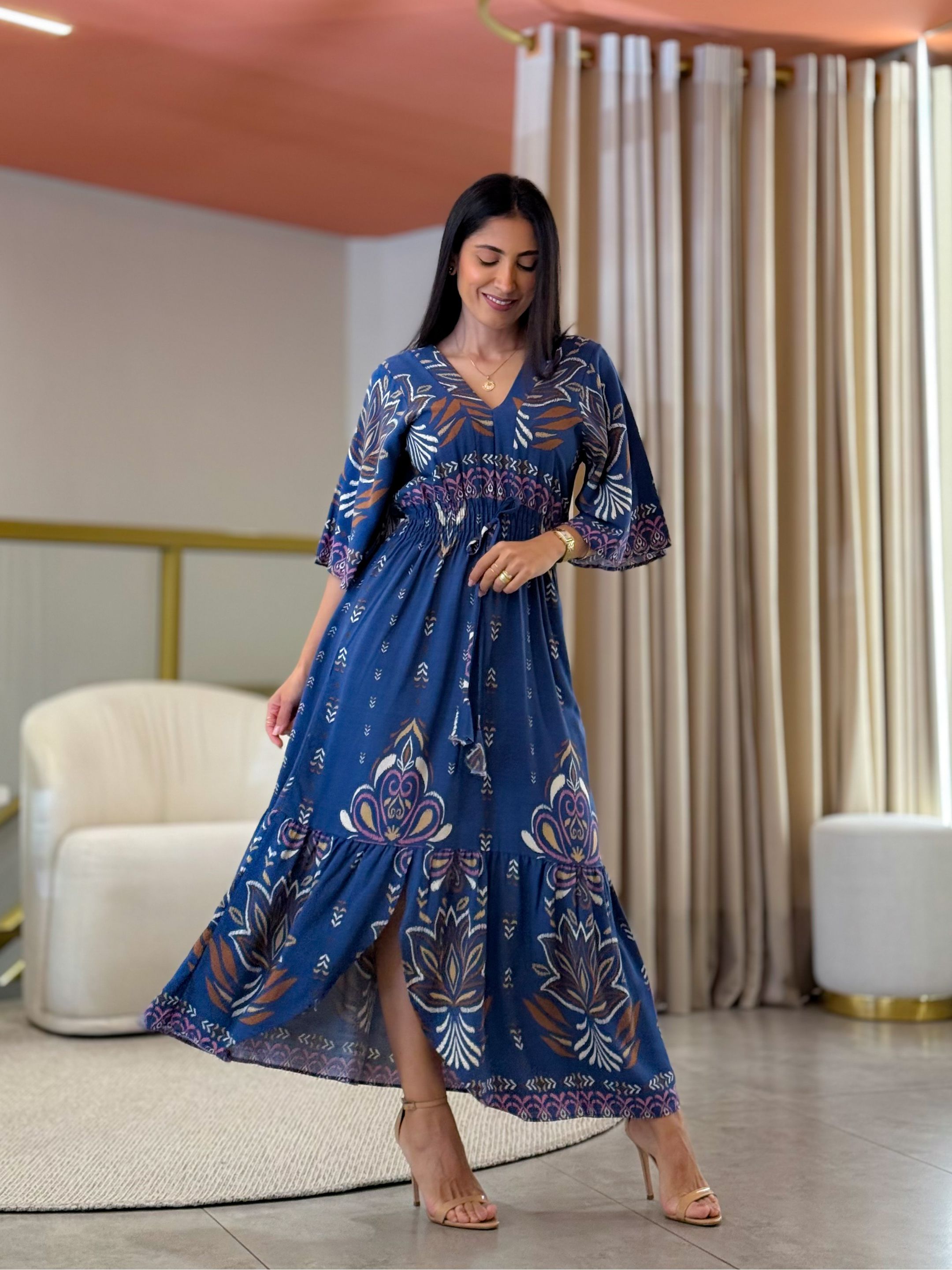 Vestido Tais Azul