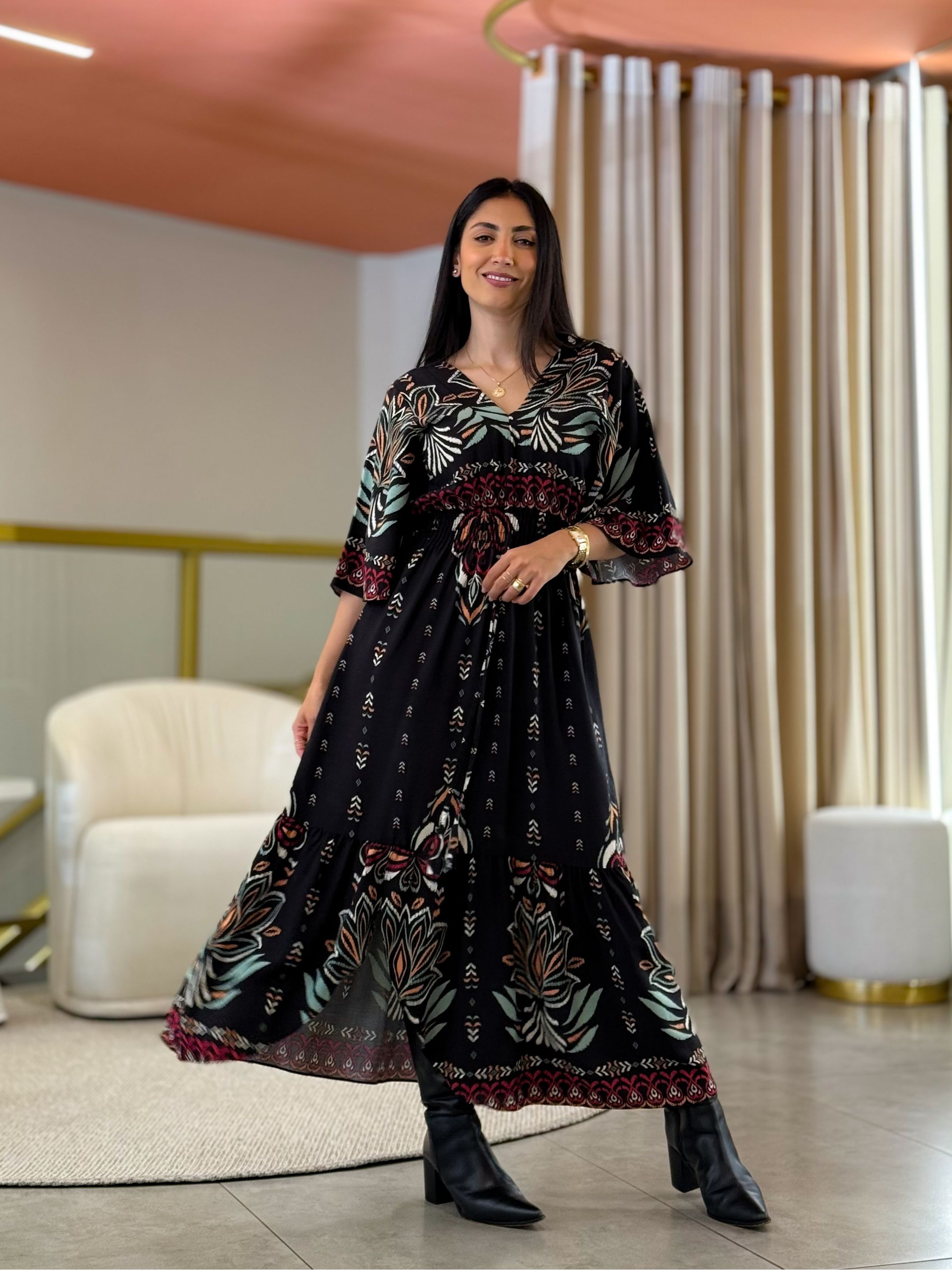 Vestido Tais Preto