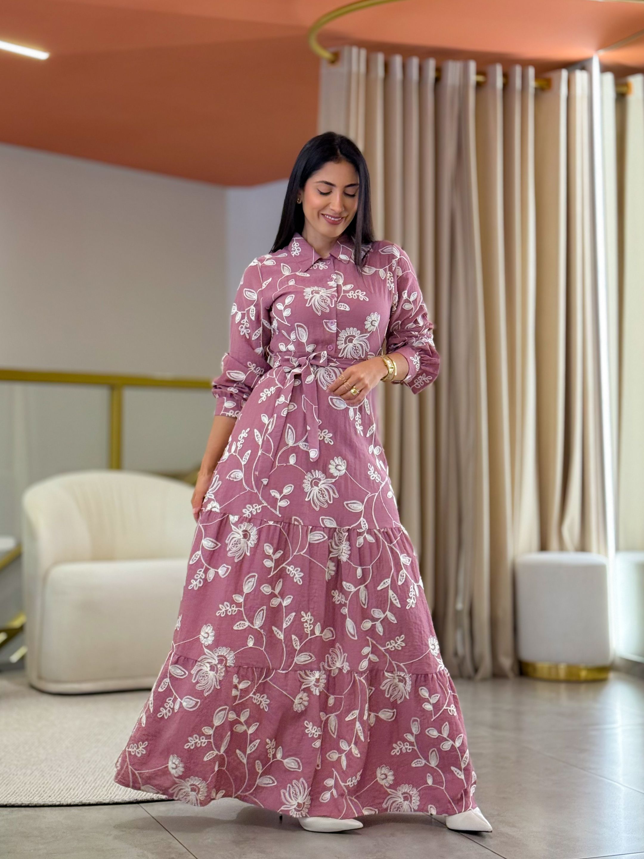 Vestido Valentina Rose
