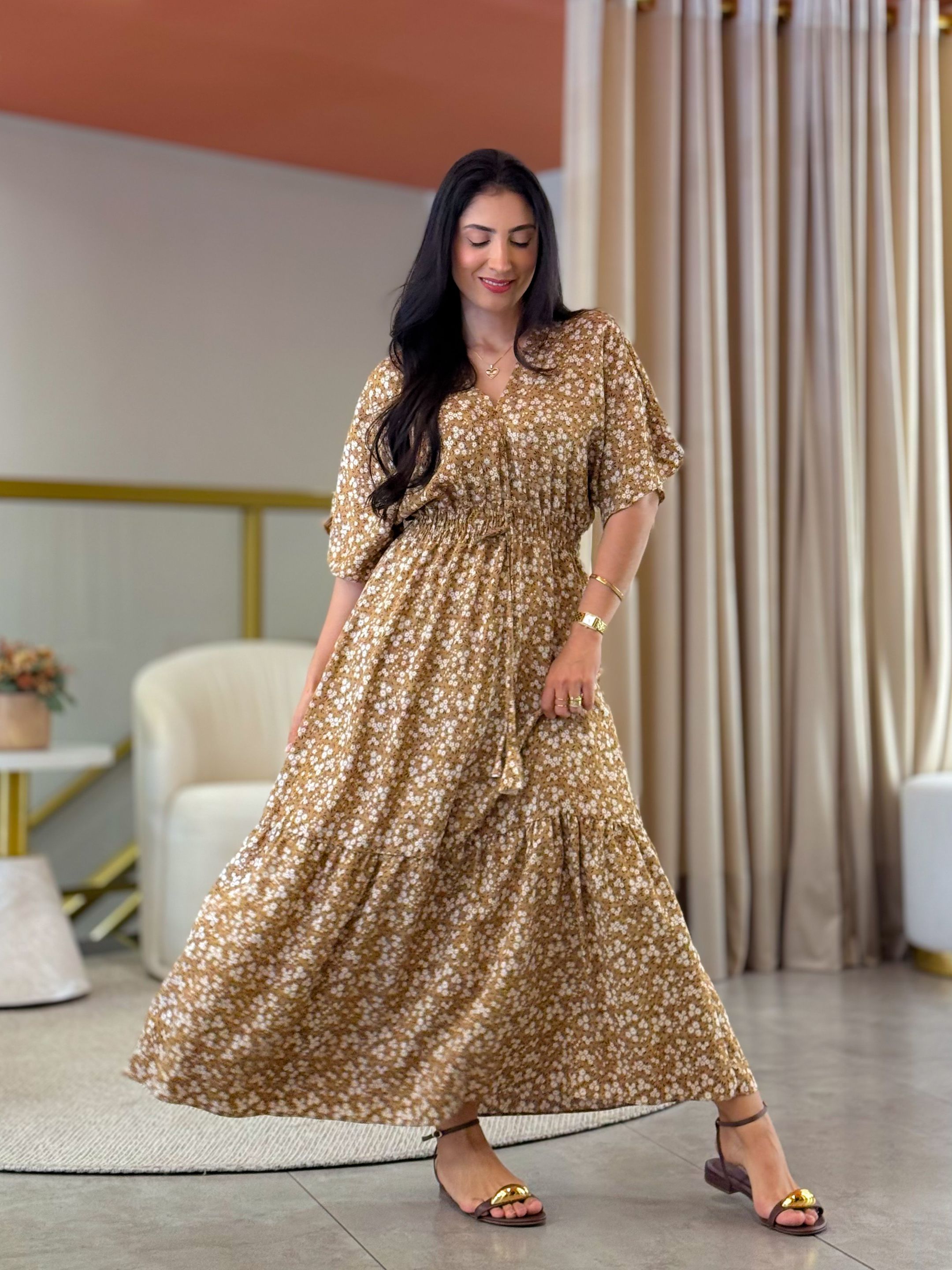 Vestido Mari Caramelo