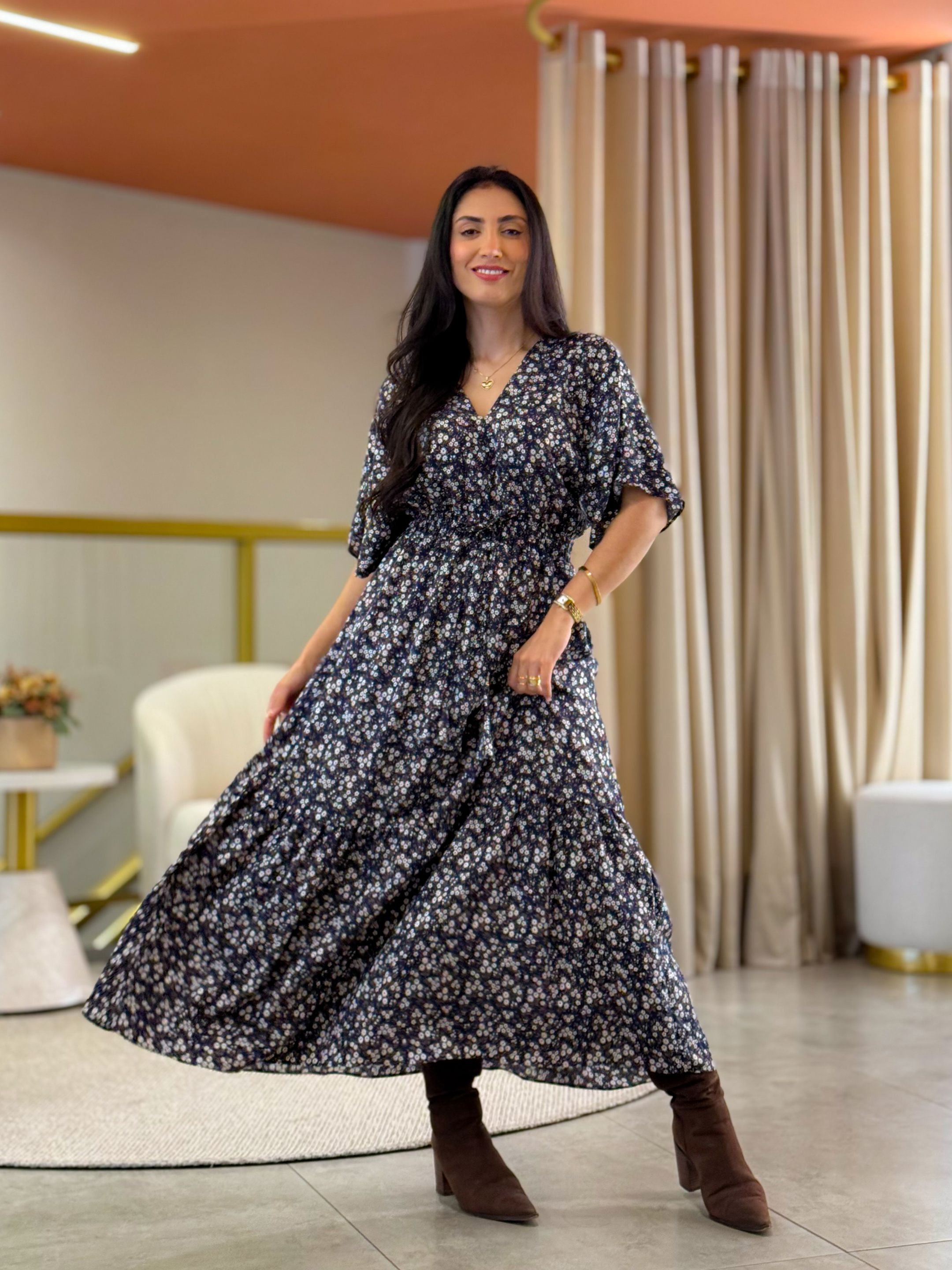 Vestido Mari Azul