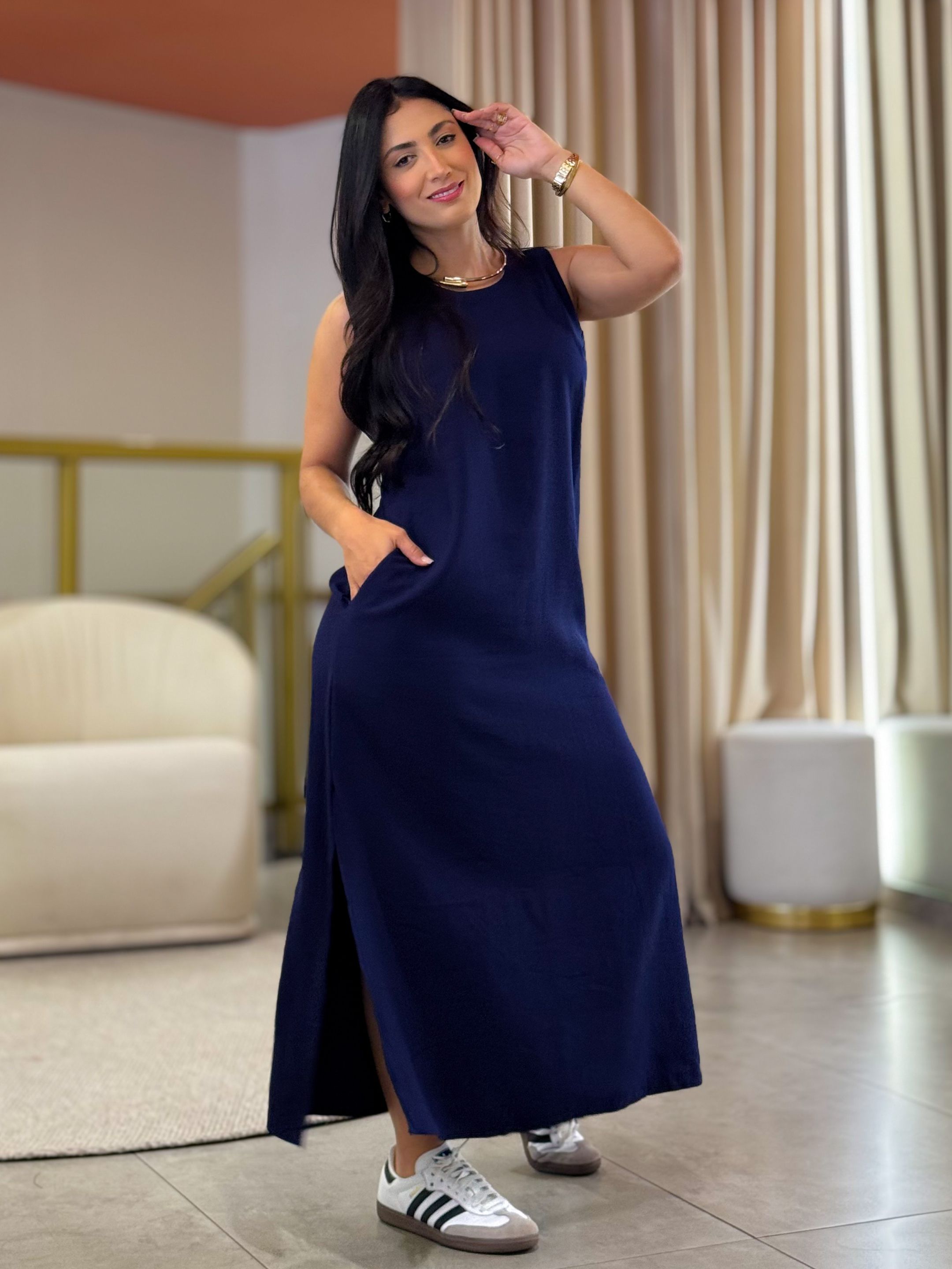 Vestido Diana Azul