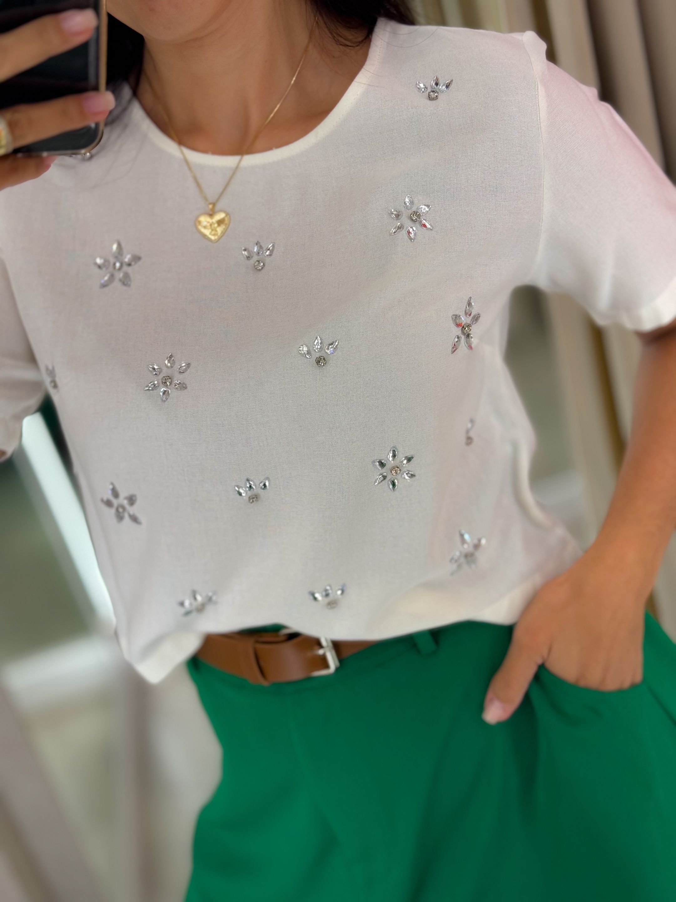 Blusa Karina Branca