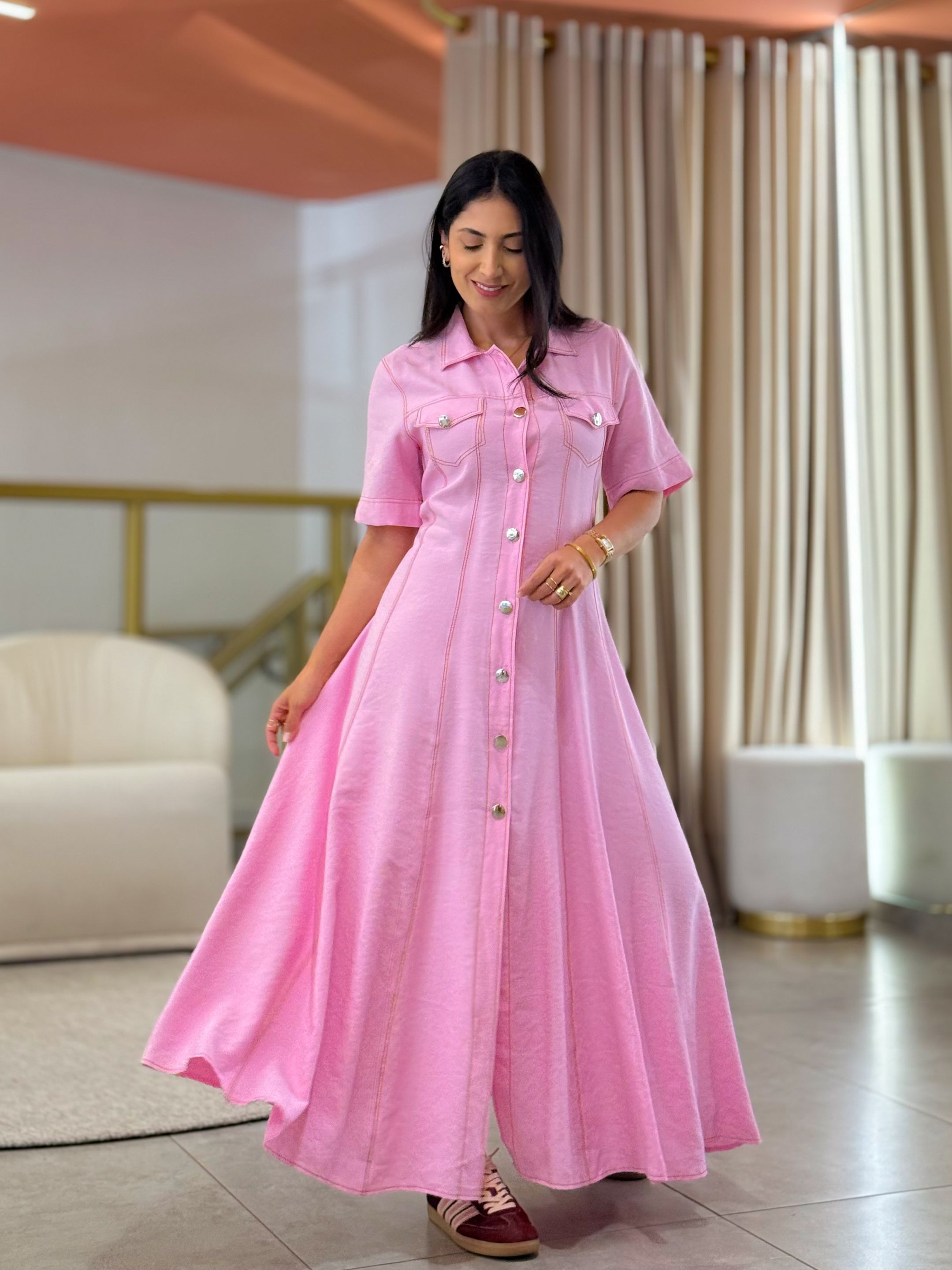 Vestido Maite Rosa Bebe
