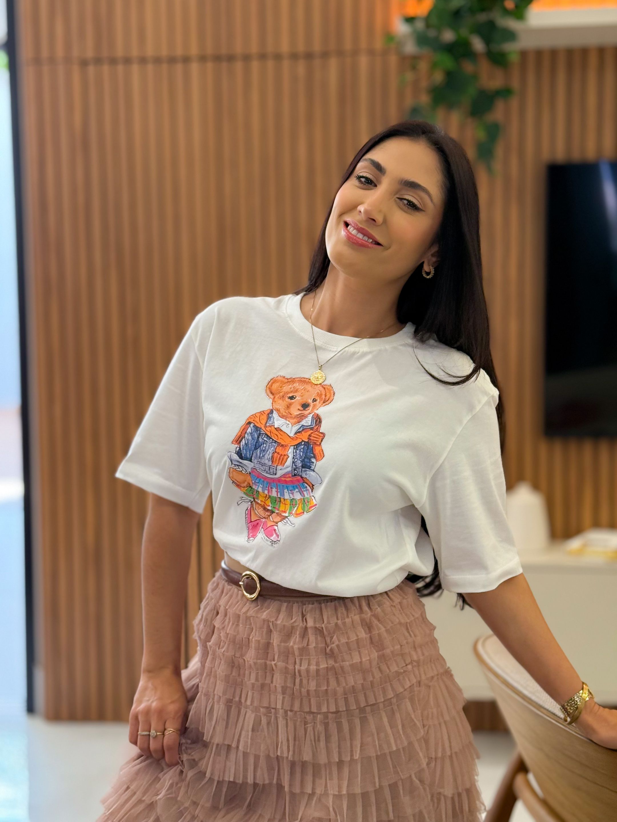 T-shirt Ted Branca