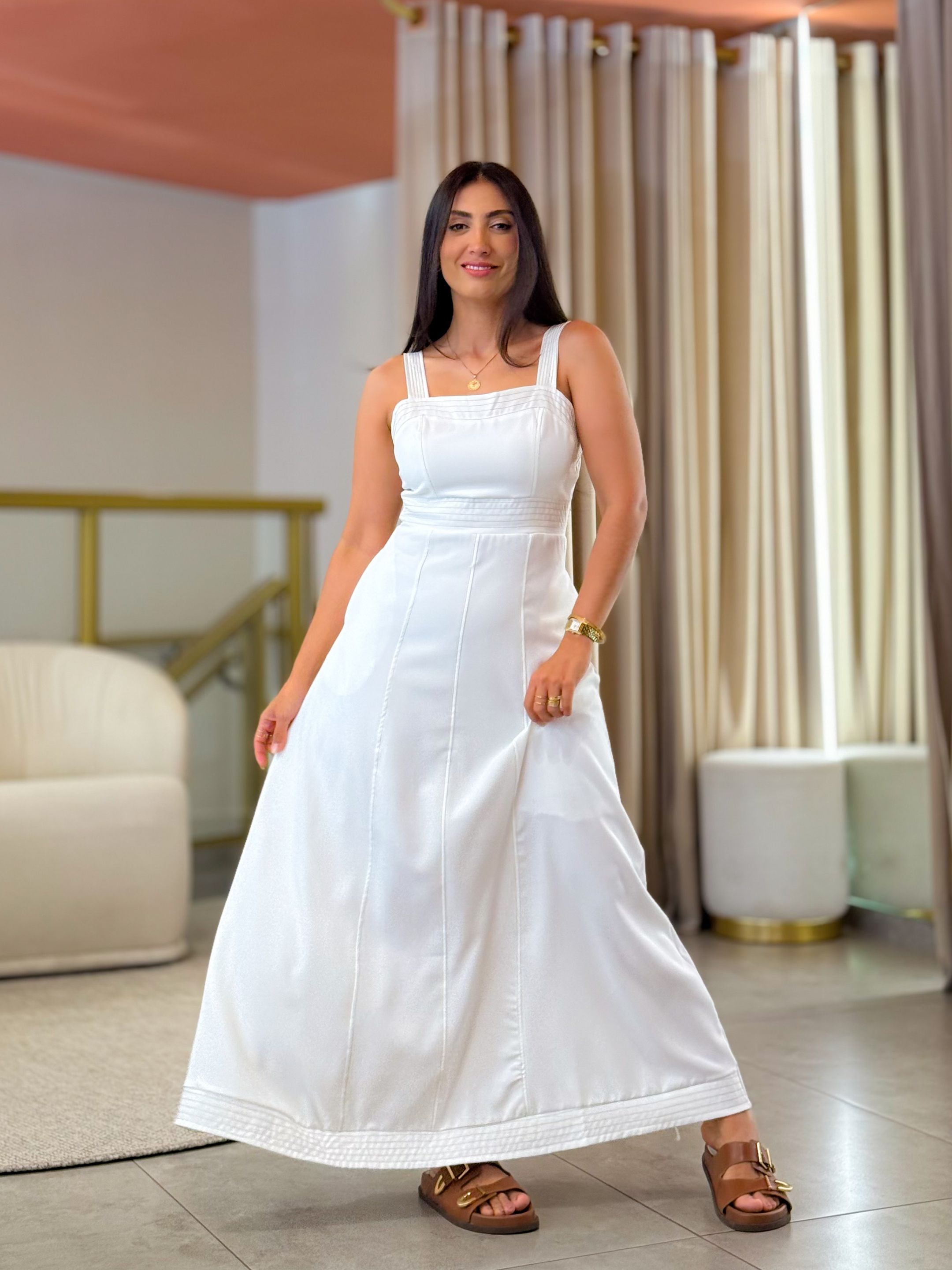 Vestido Naiara Branco