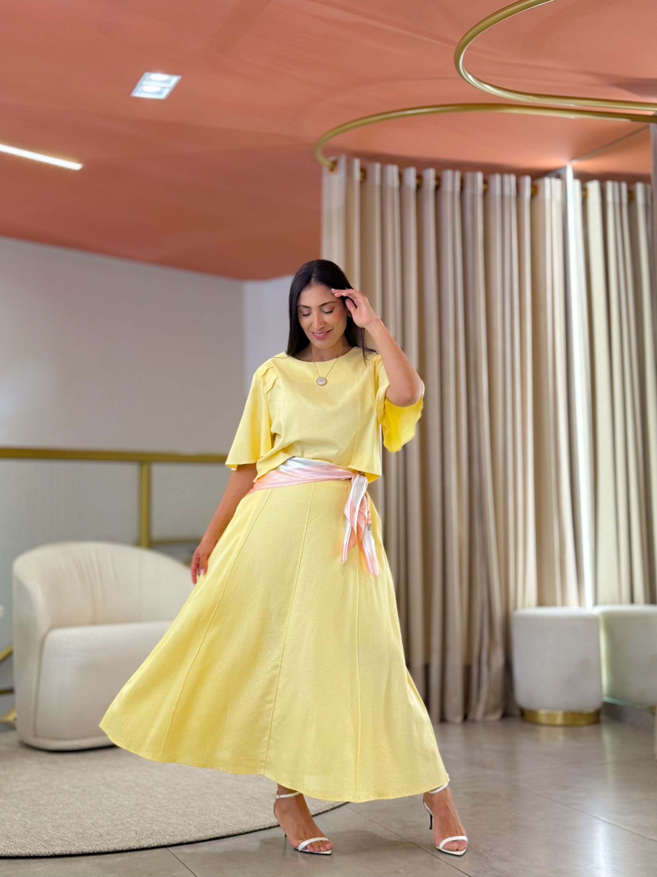 Conjunto Taina Amarelo