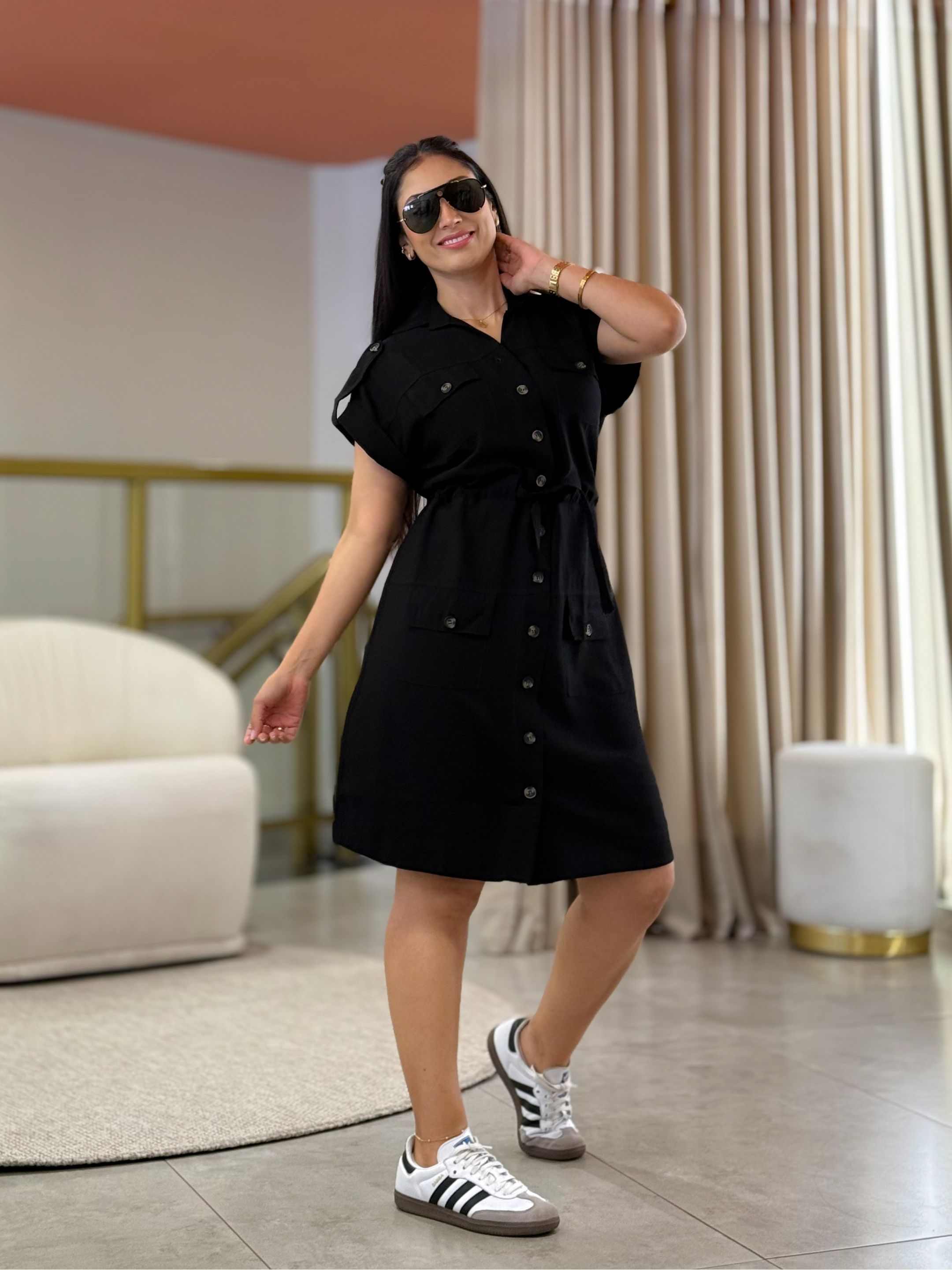 Vestido Luiza Preto