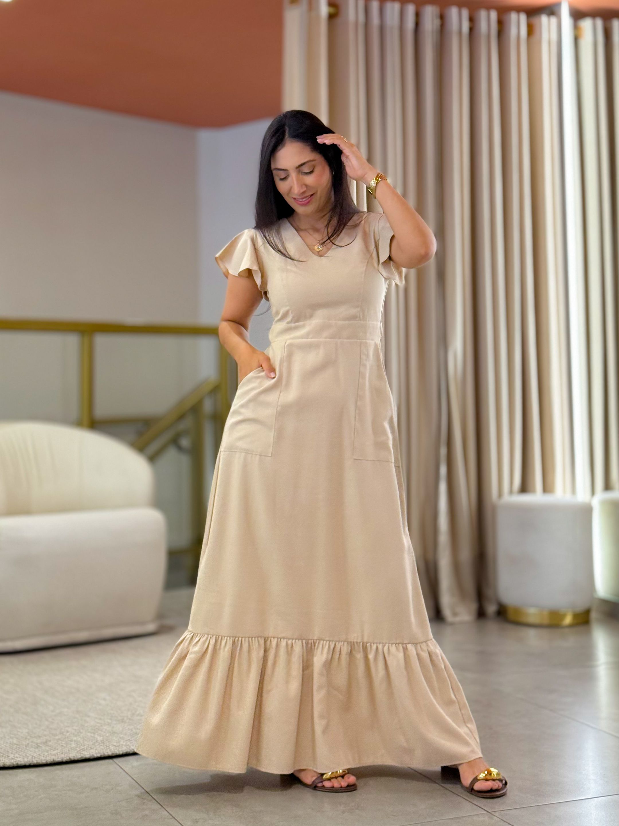Vestido Sara Nude