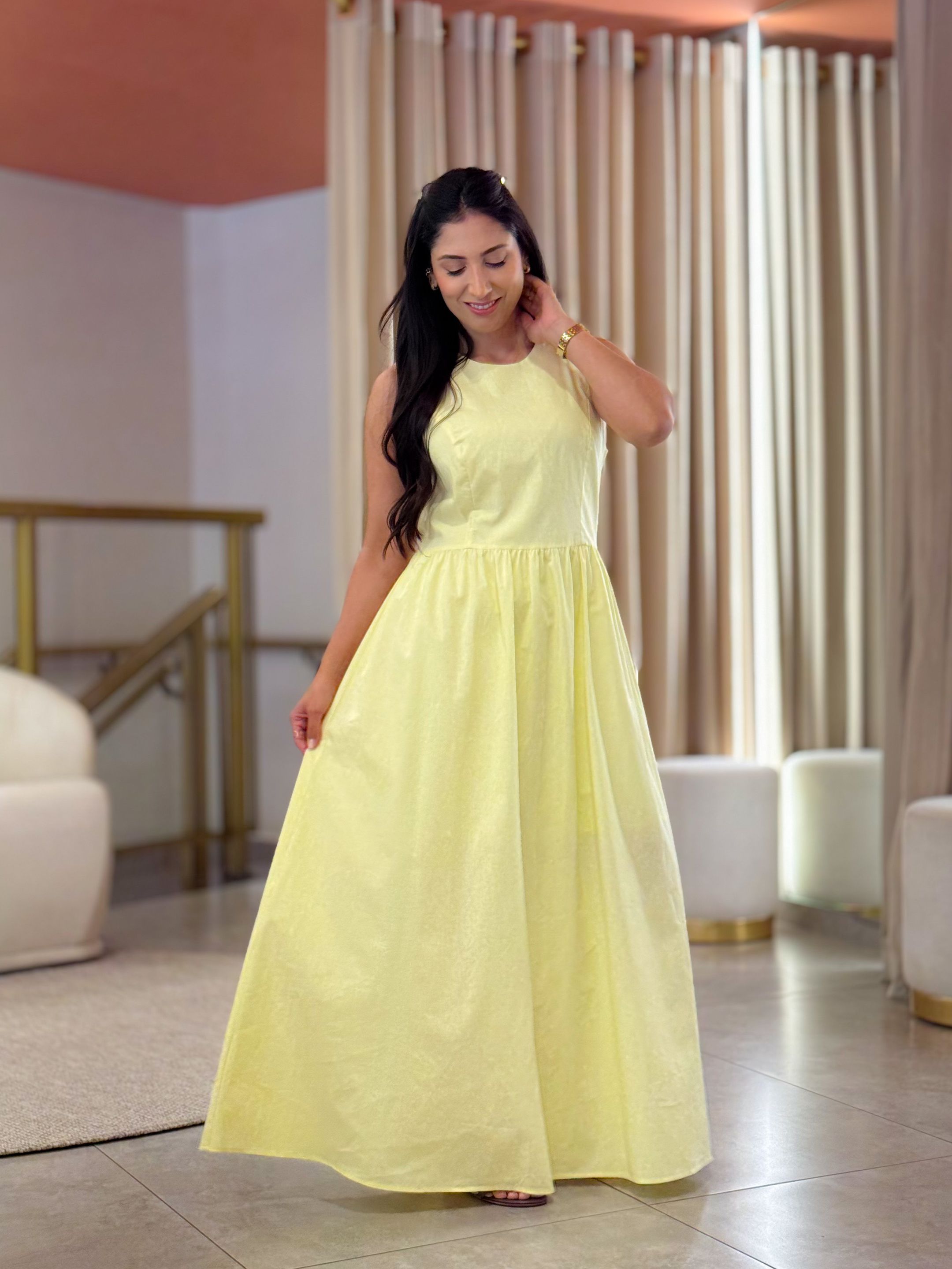 Vestido Kelly Amarelo