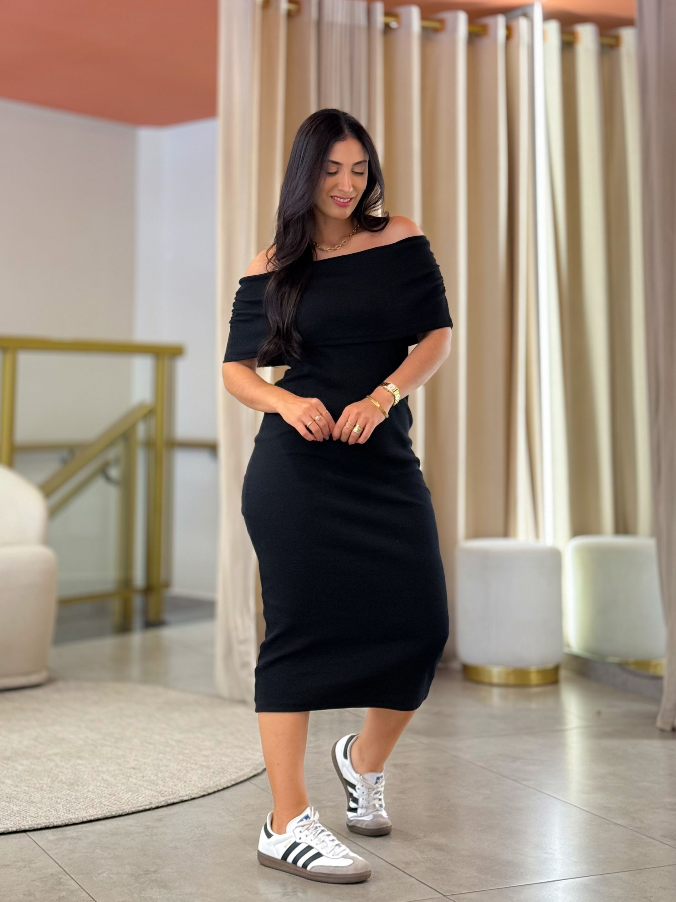 Vestido Carolina Preto