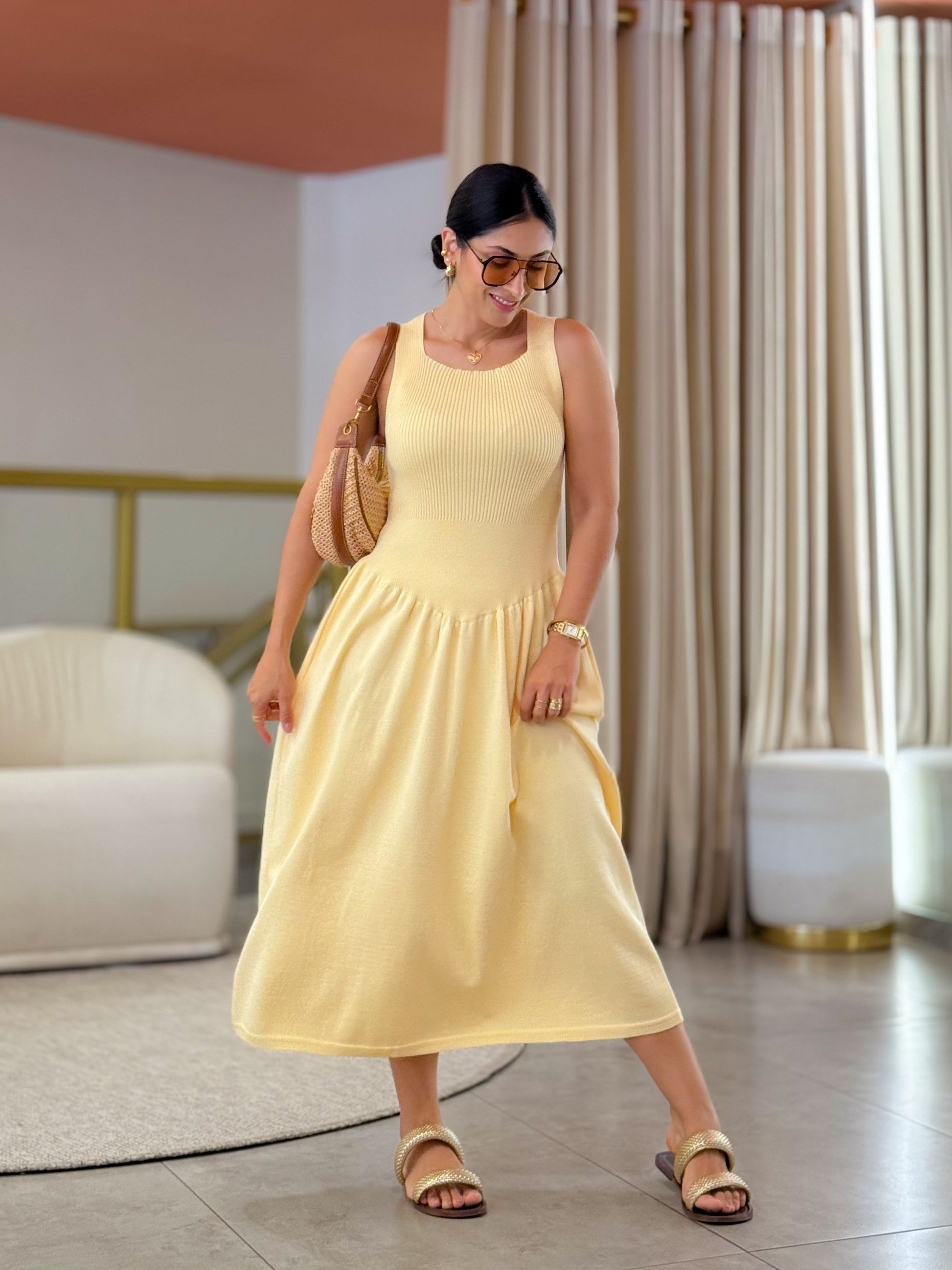 Vestido Tati Amarelo