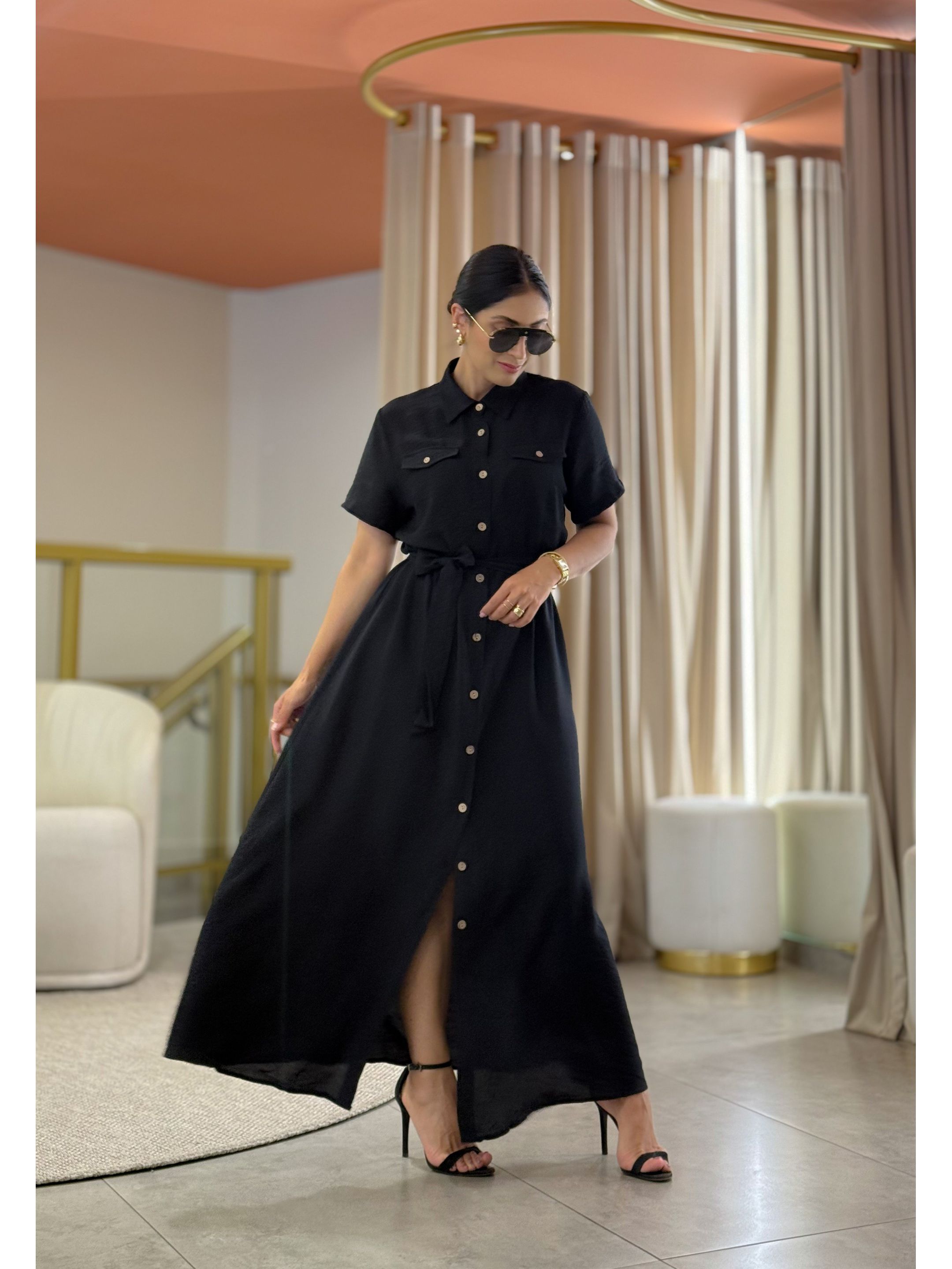 Vestido Pati Preto