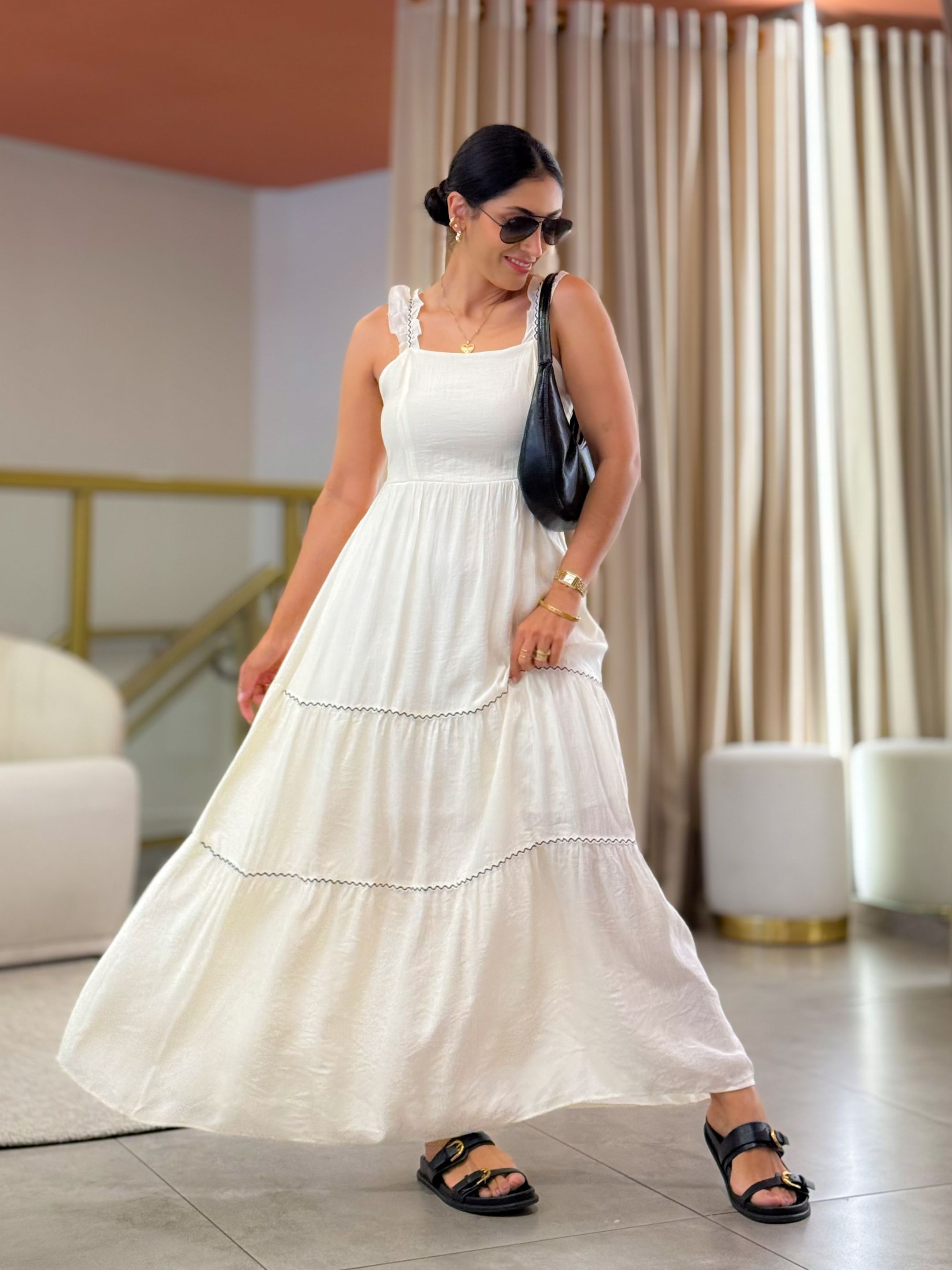 Vestido Cindy Creme - Por Katia Vilar Moda Clássica 