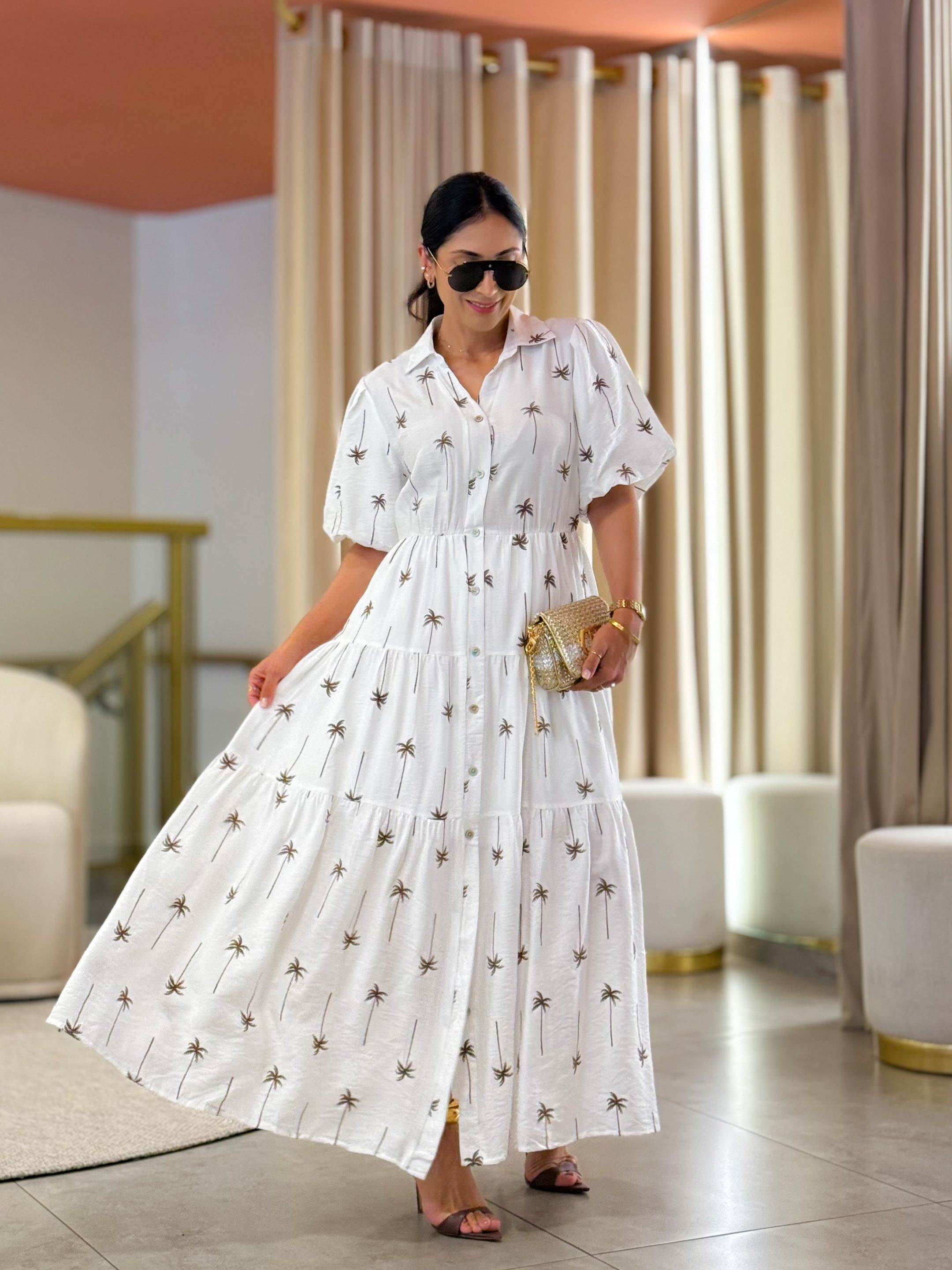 Vestido Lana Branco - Por Katia Vilar Moda Clássica 