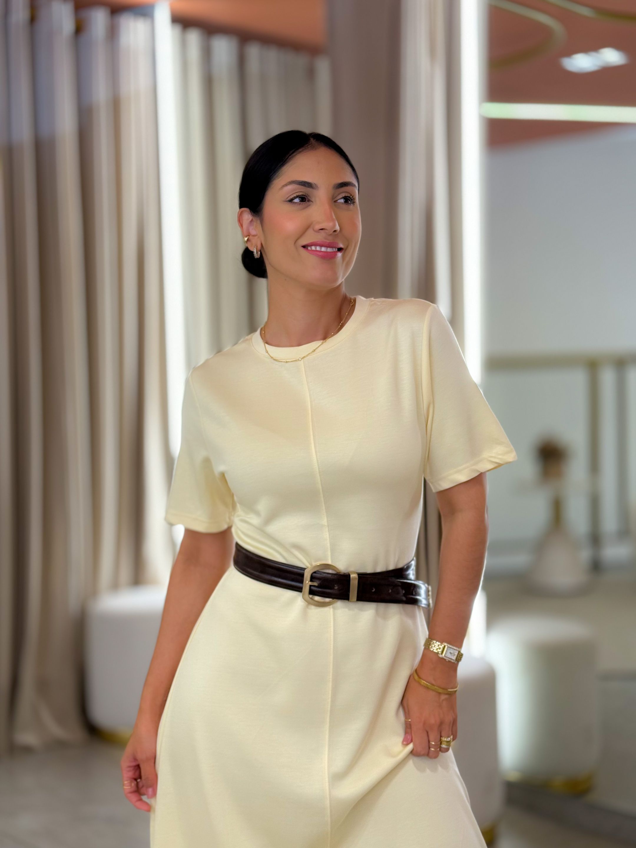 Cinto Manu Marrom - Por Katia Vilar Moda Clássica 