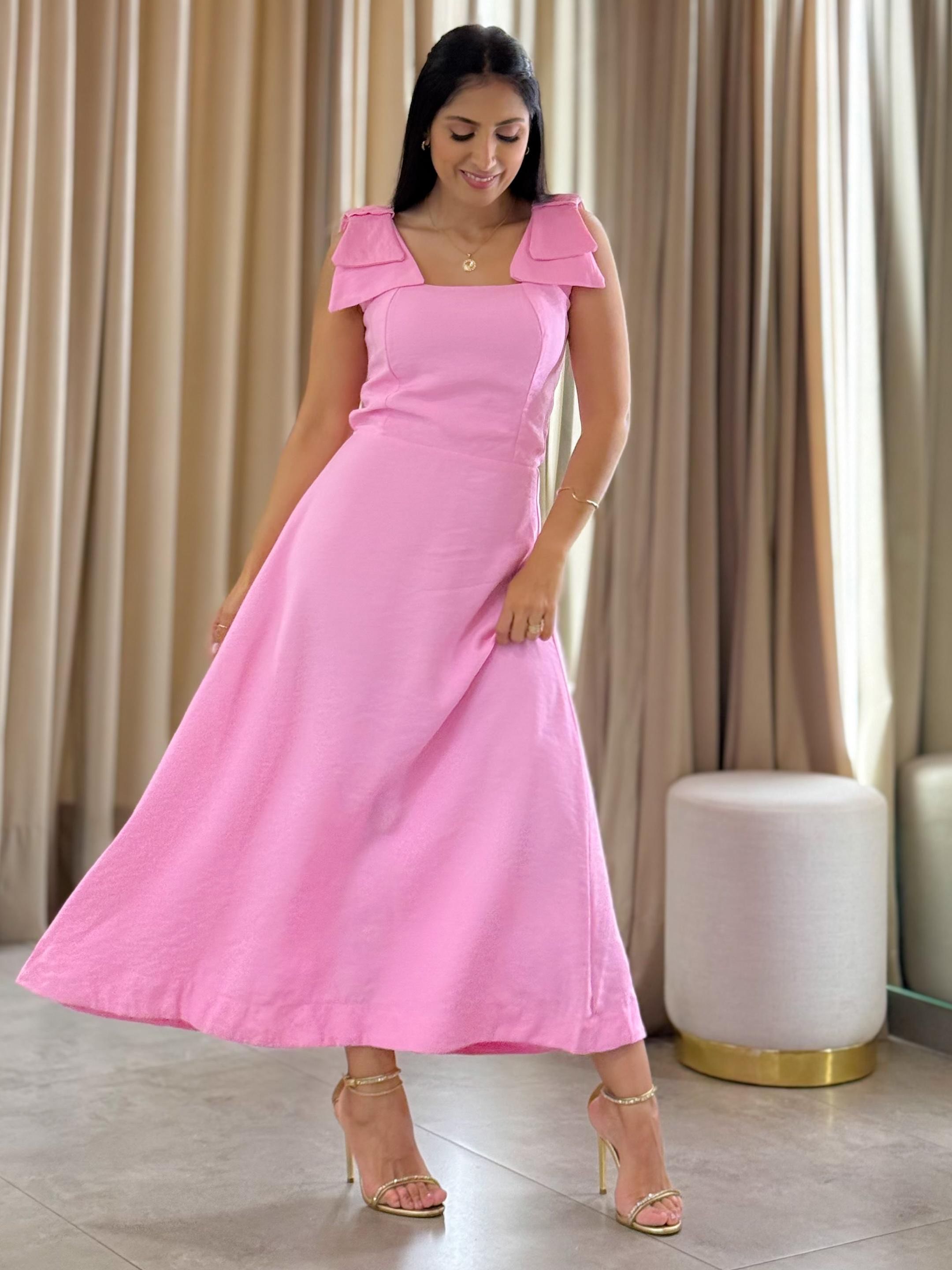 Vestido Vanessa Rosa