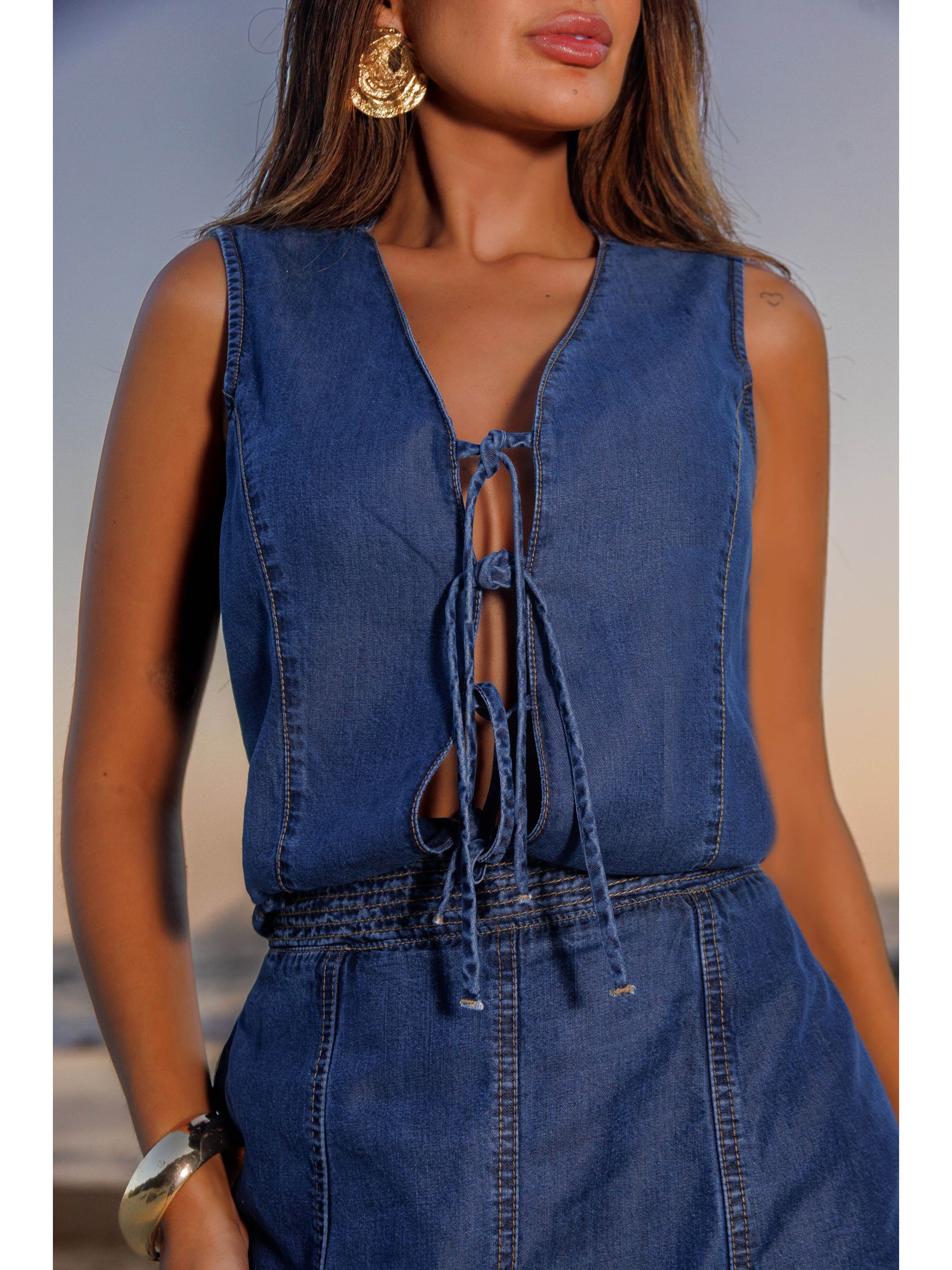 Blusa com amarração - 1286/03 - SIENA JEANS 