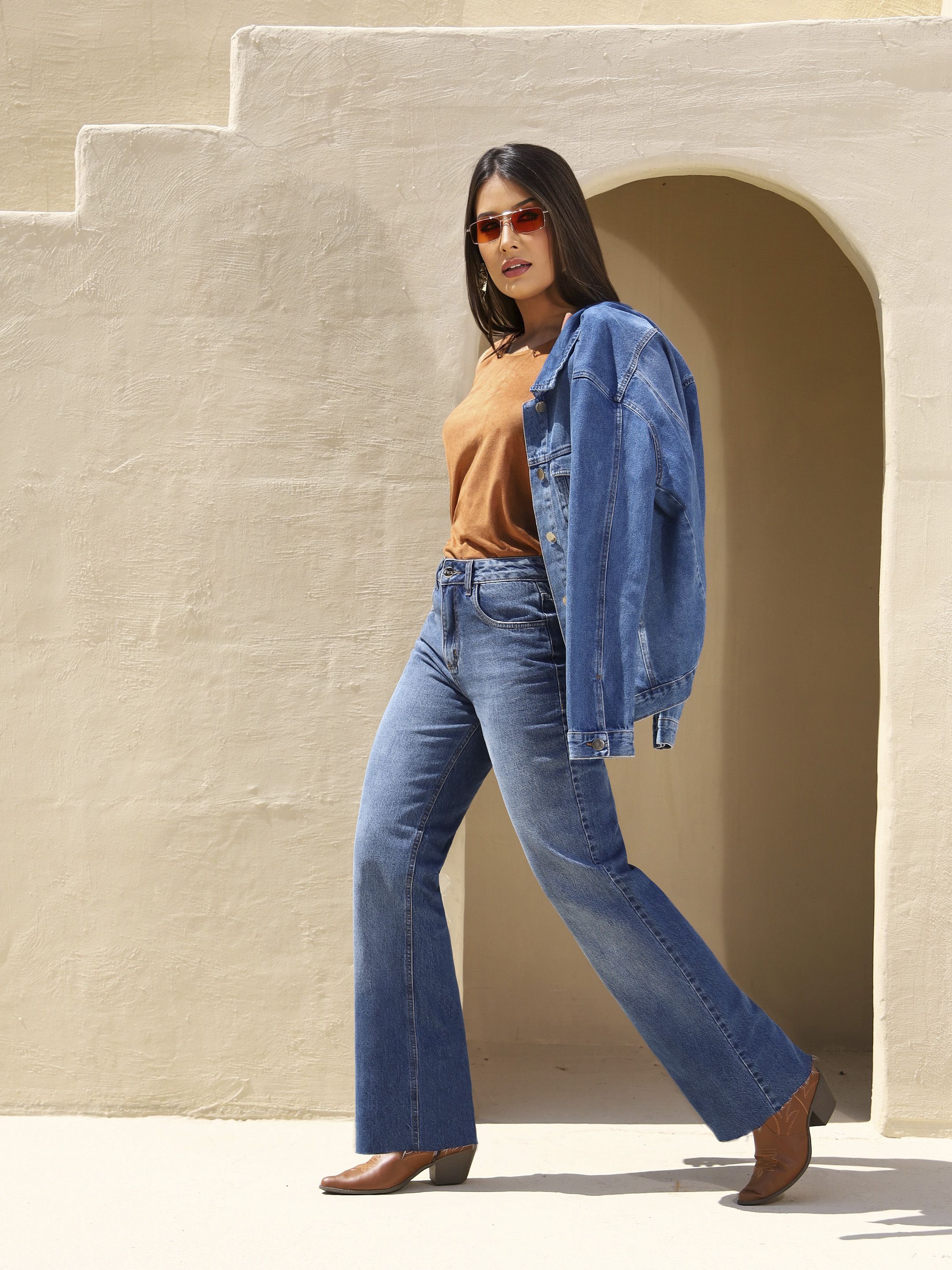 Calça Reta Barra Fio - 1300.7/... - SIENA JEANS 