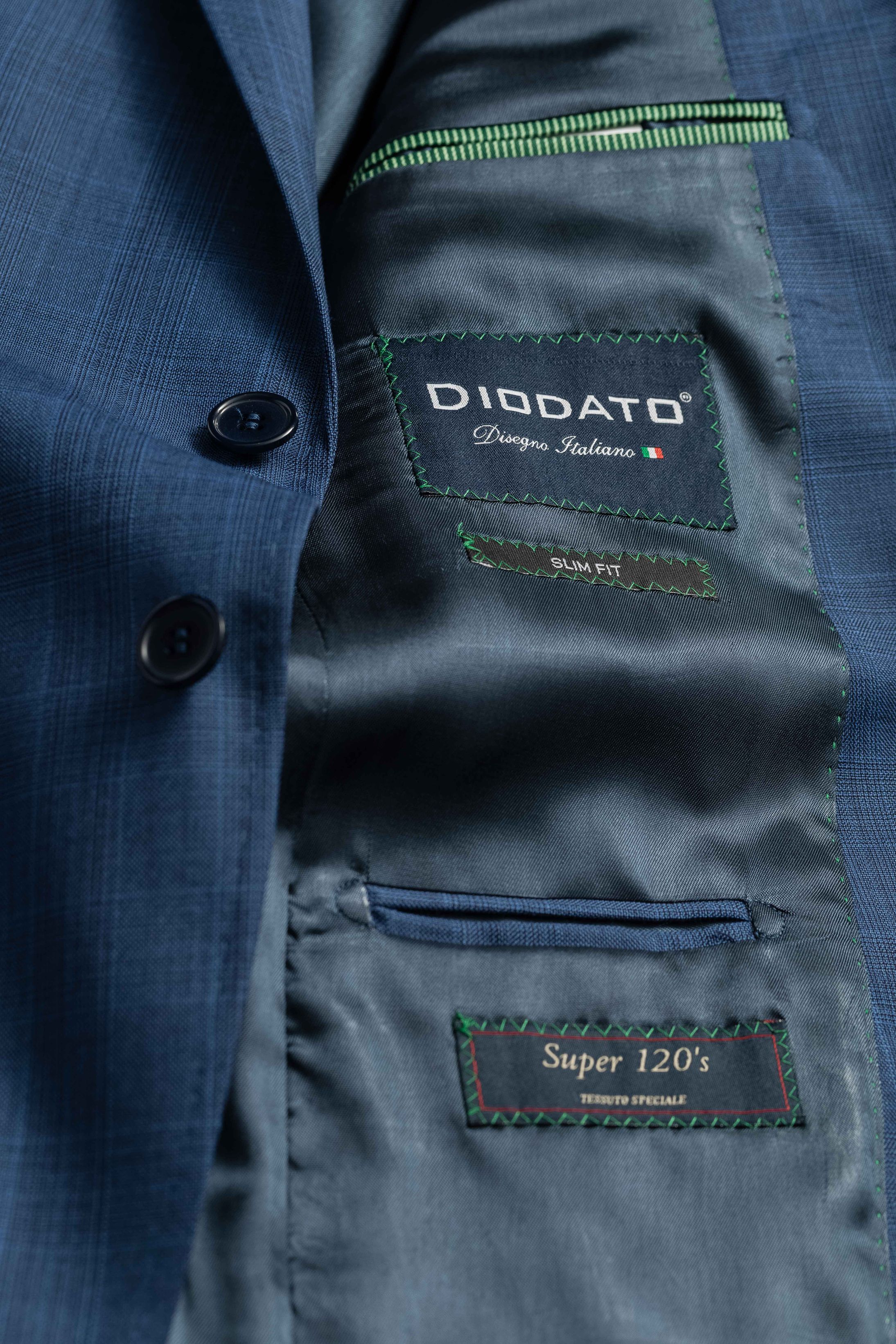 Blazer Slim Super 120 Window Pane Marinho