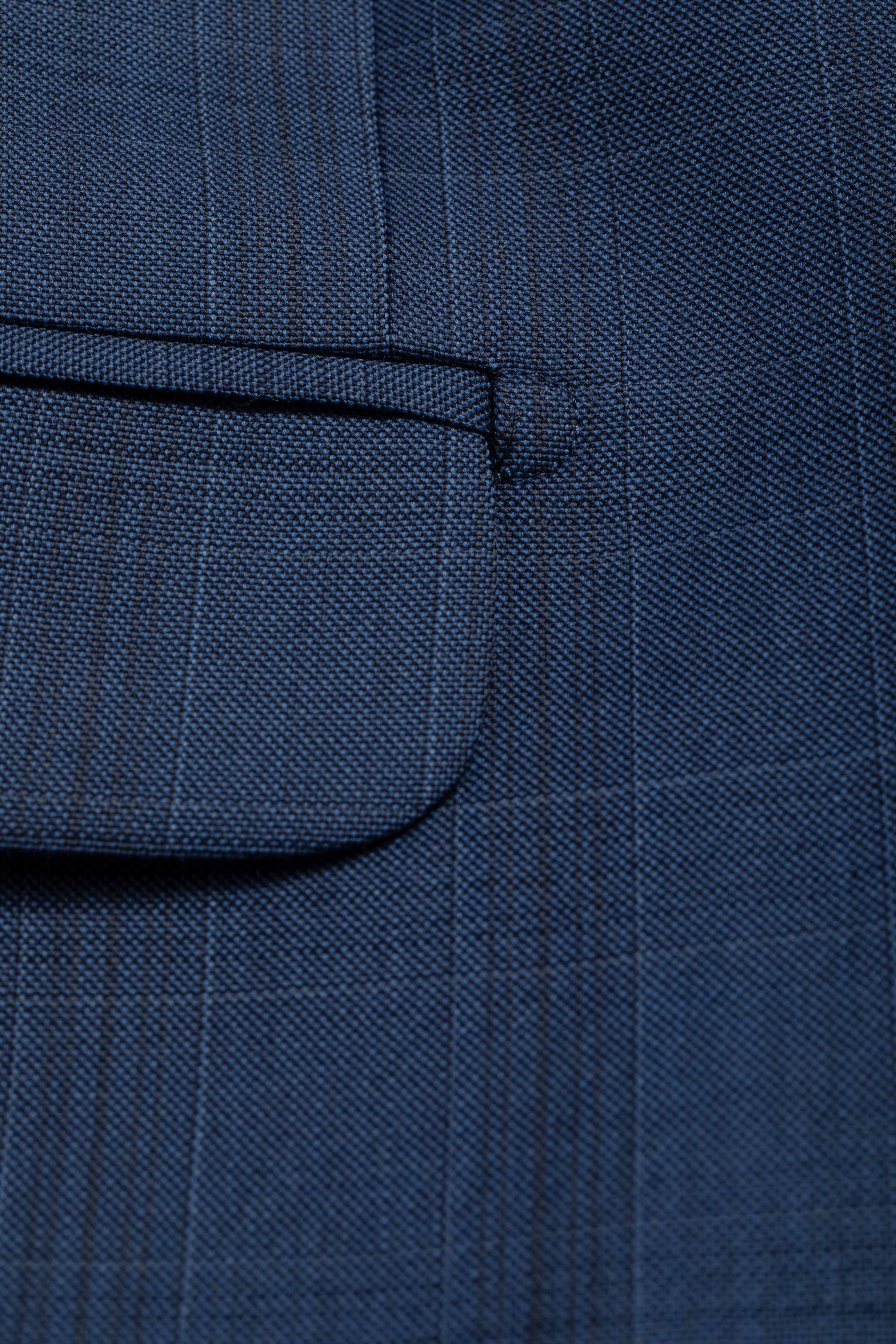 Blazer Slim Super 120 Window Pane Azul Claro