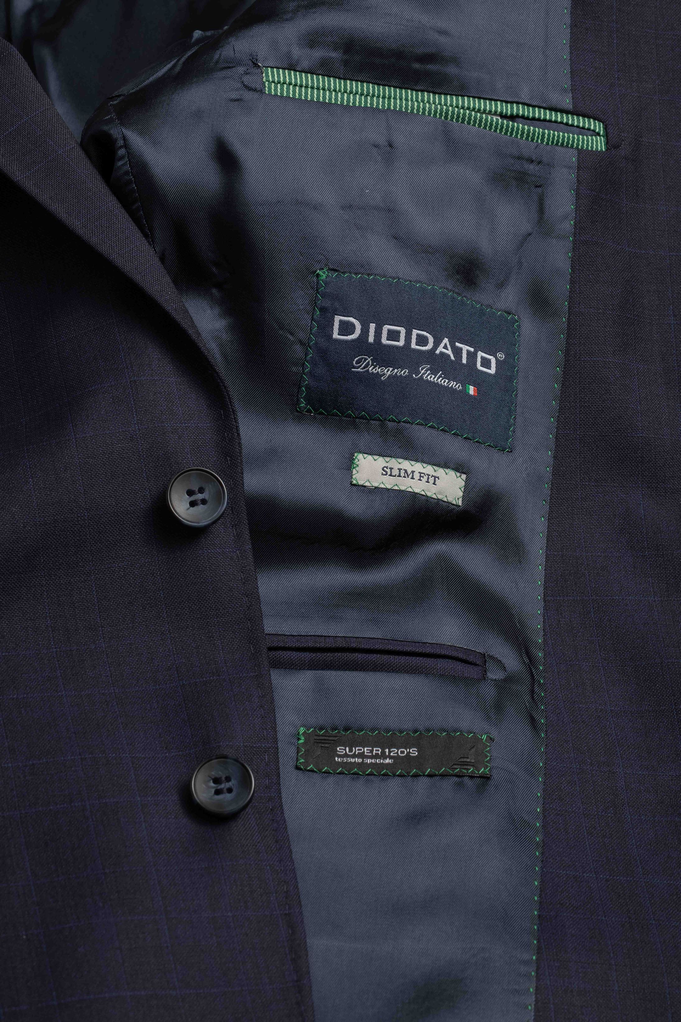 Blazer Slim Super 120 Window Pane Marinho