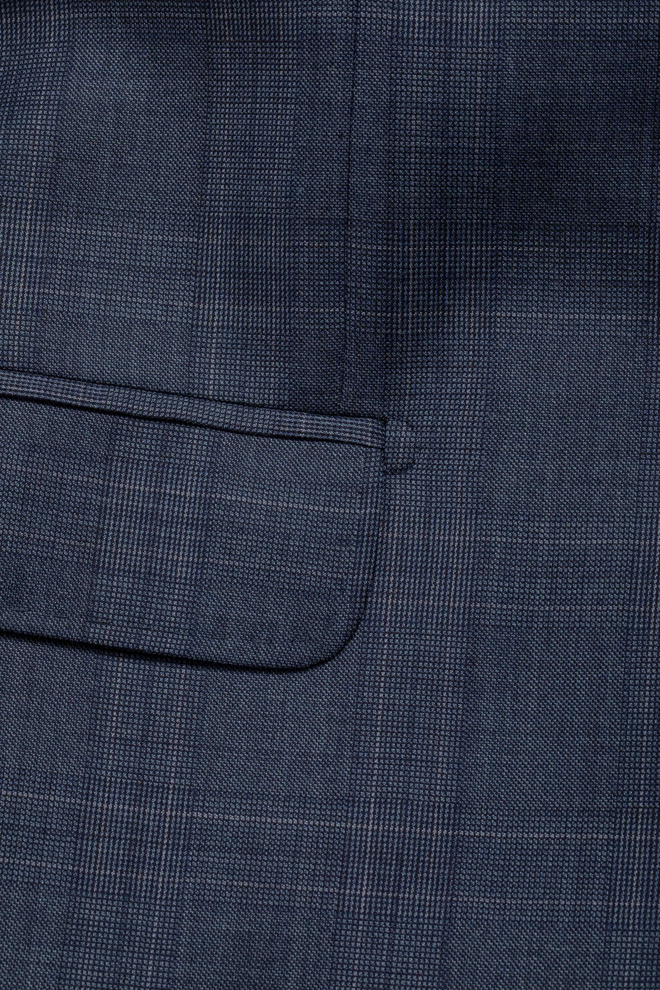 Blazer Reda Super 130 Slim Window Pane Azul