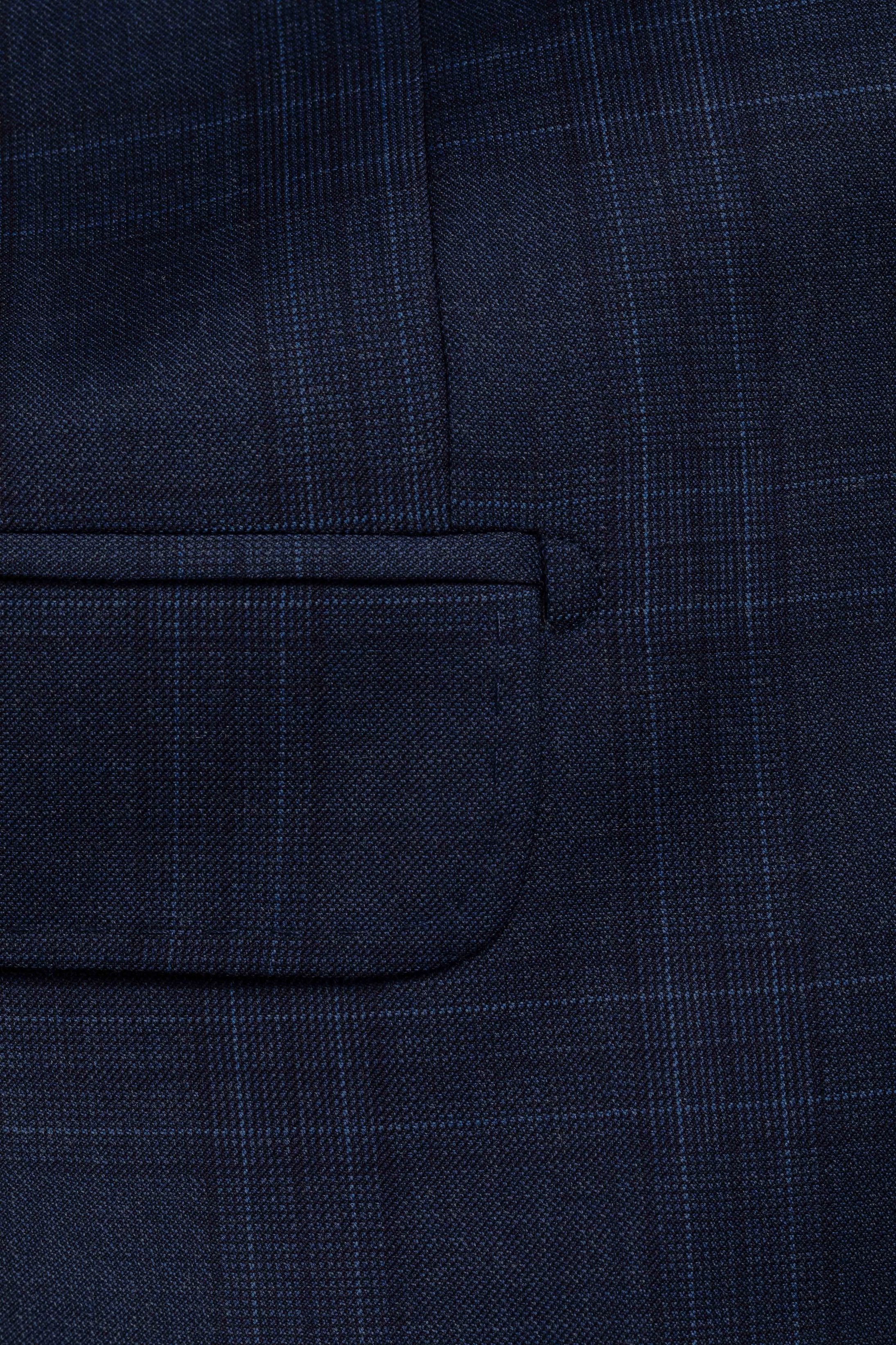 Blazer Reda Super 130 Slim Window Pane Marinho