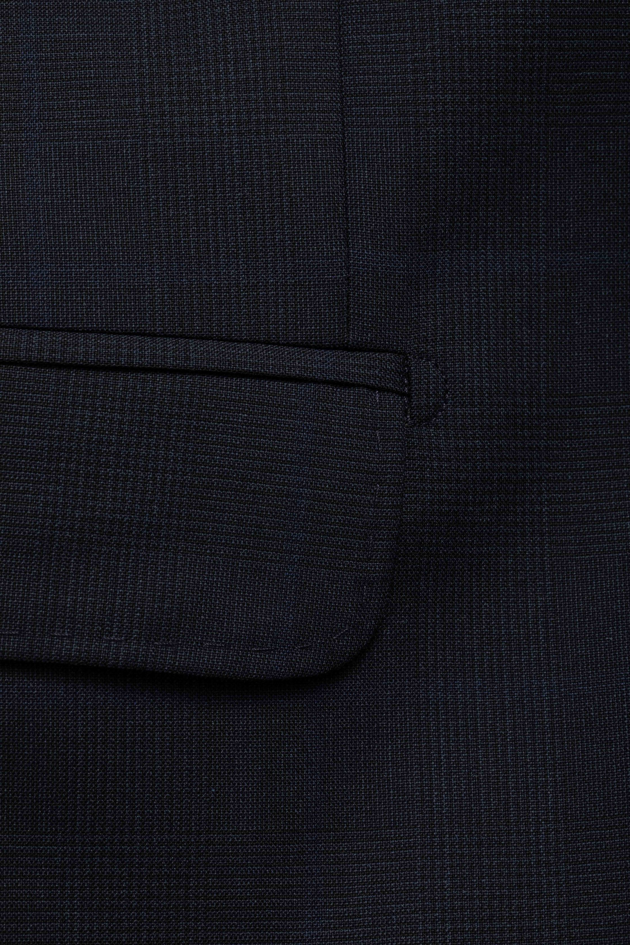 Blazer Canônico Super 120 Slim Window Pane Marinho 