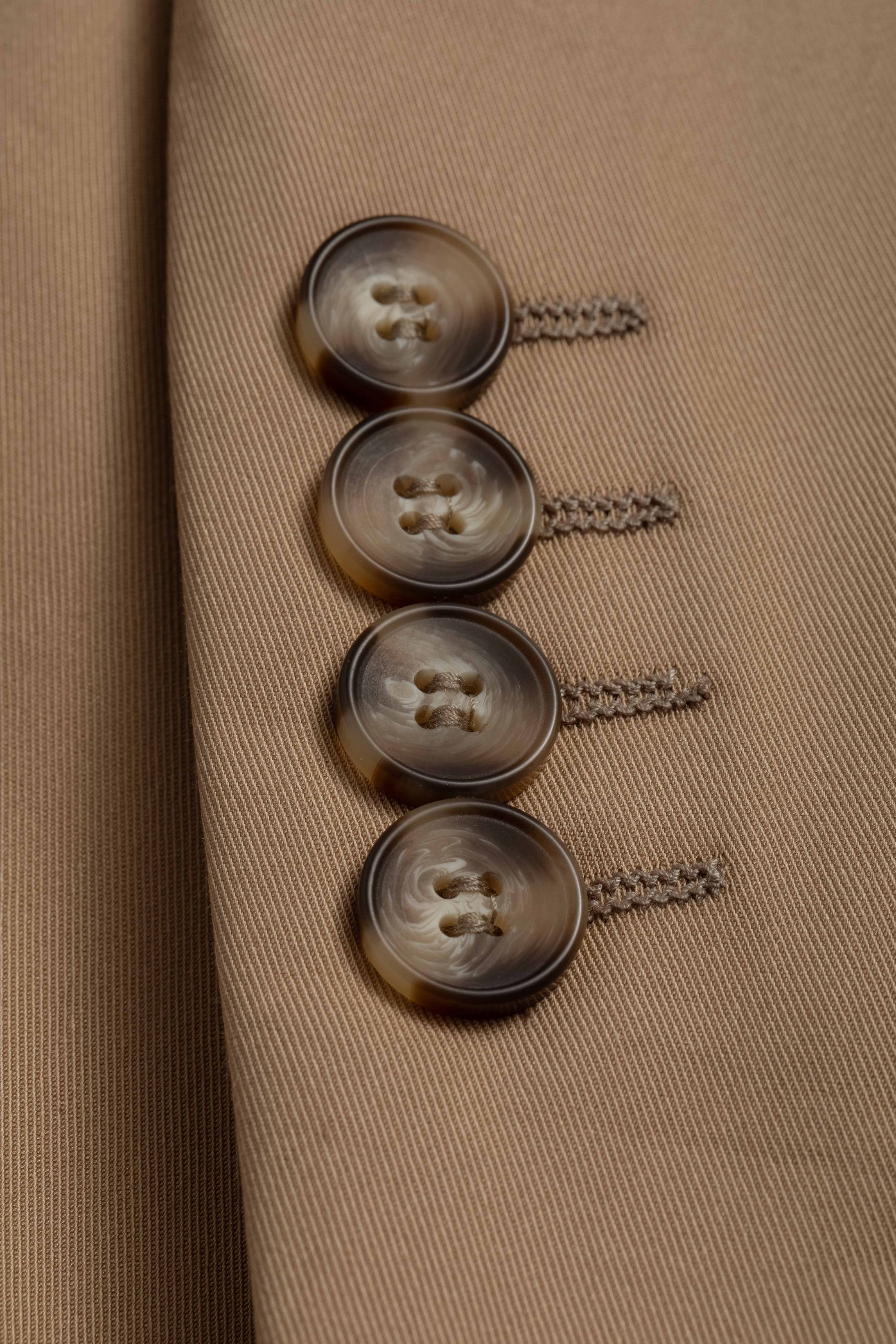 Blazer Slim Fit Caqui - Diodato Alfaiataria