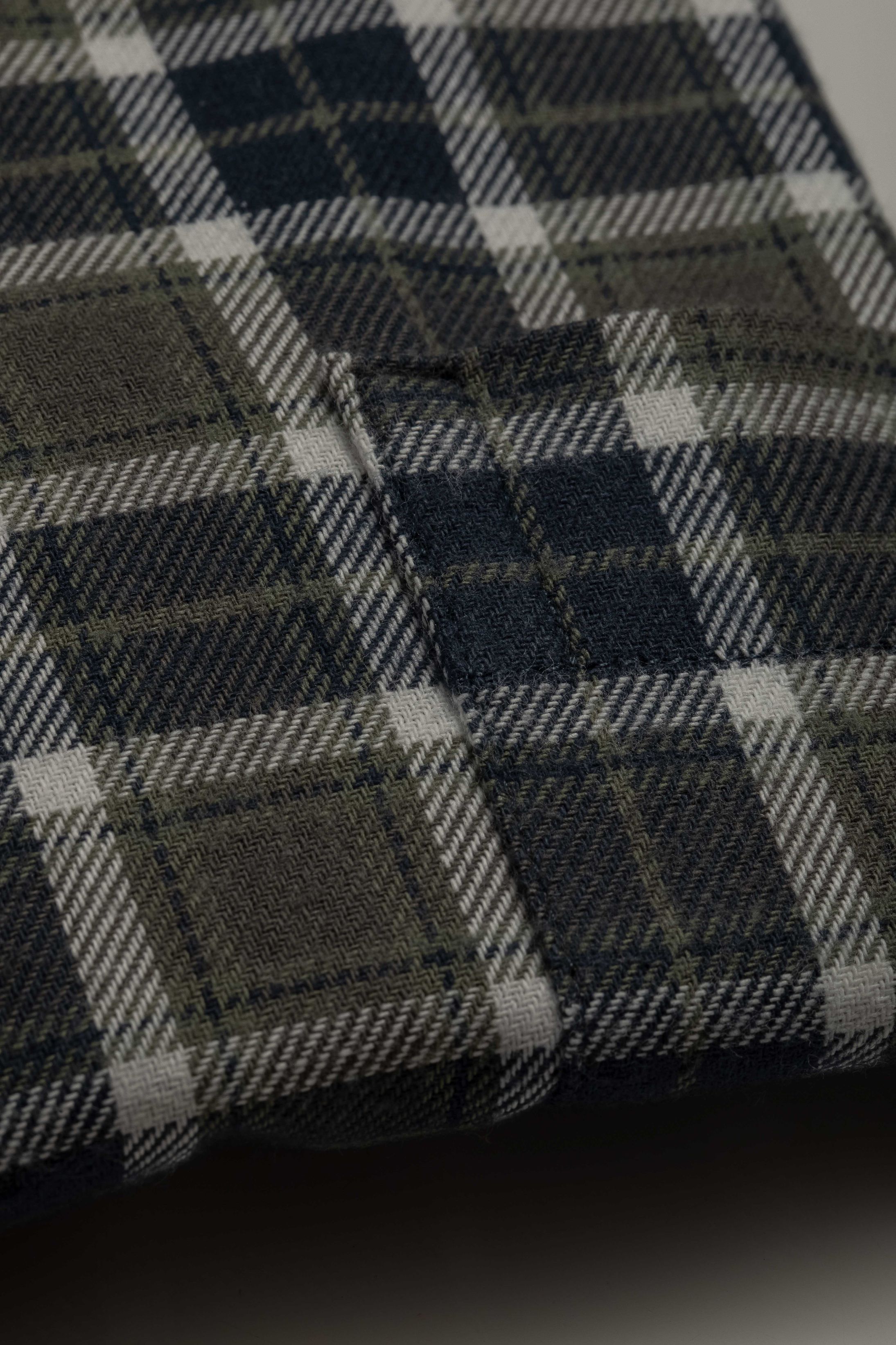 Camisa Manga Longa Regular Xadrez Verde Marinho