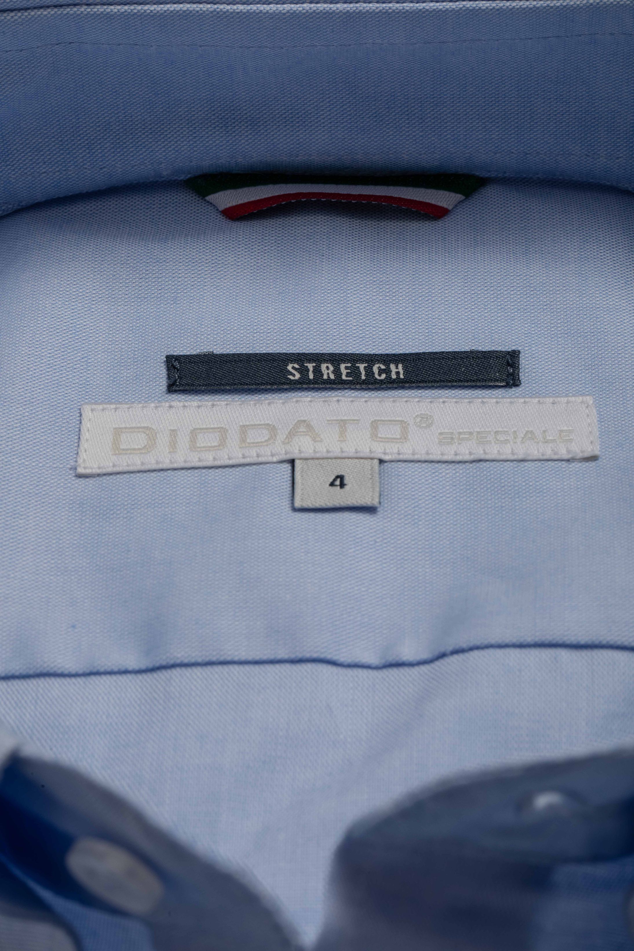 Camisa Manga Longa Regular Azul 