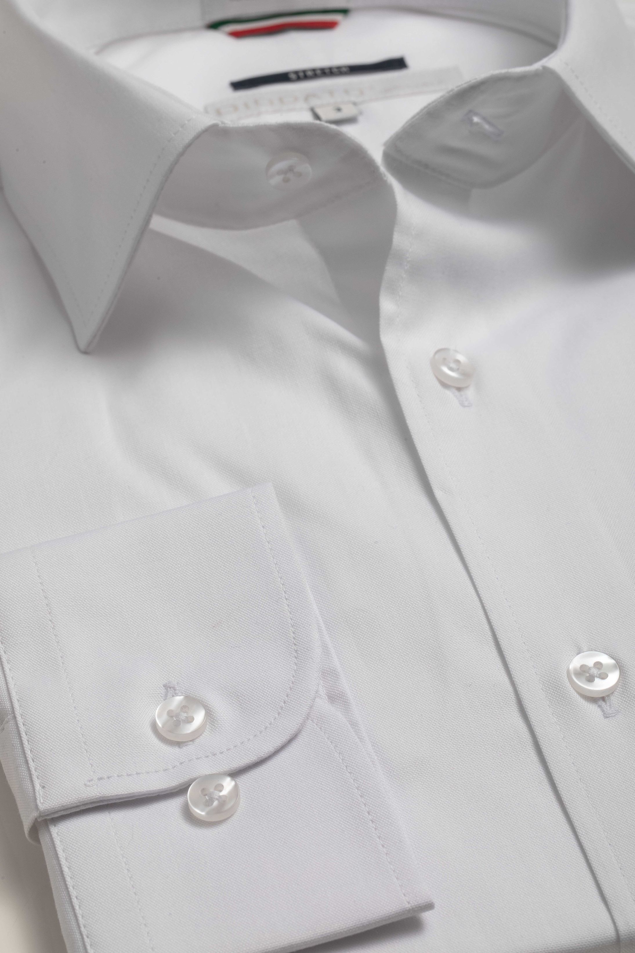 Camisa Manga Longa Slim fit Branco