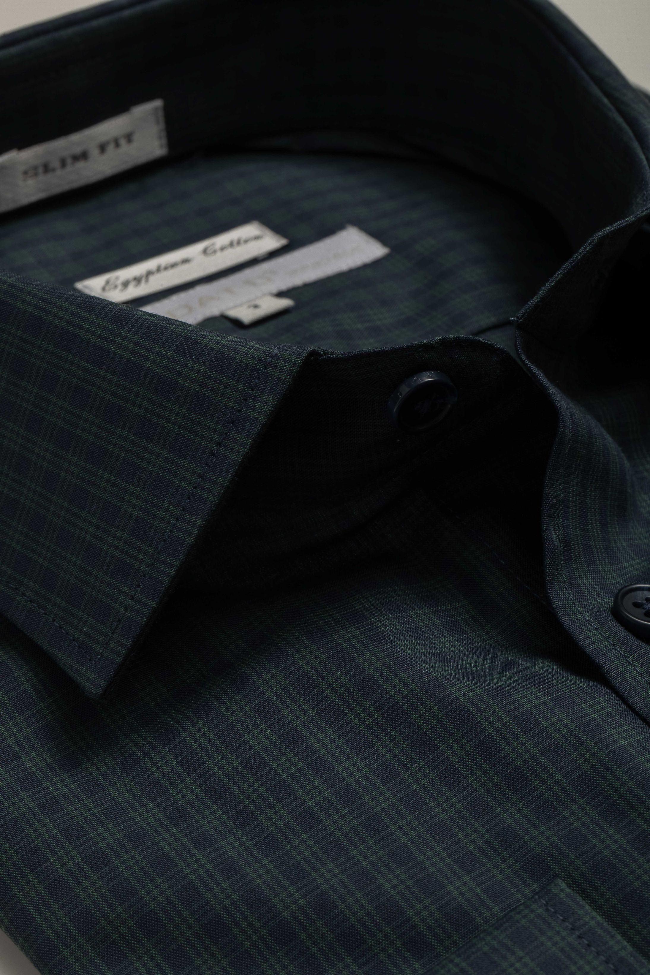 Camisa Manga Longa Slim fit Marinho Quadriculdo Ve... - Diodato Alfaiataria