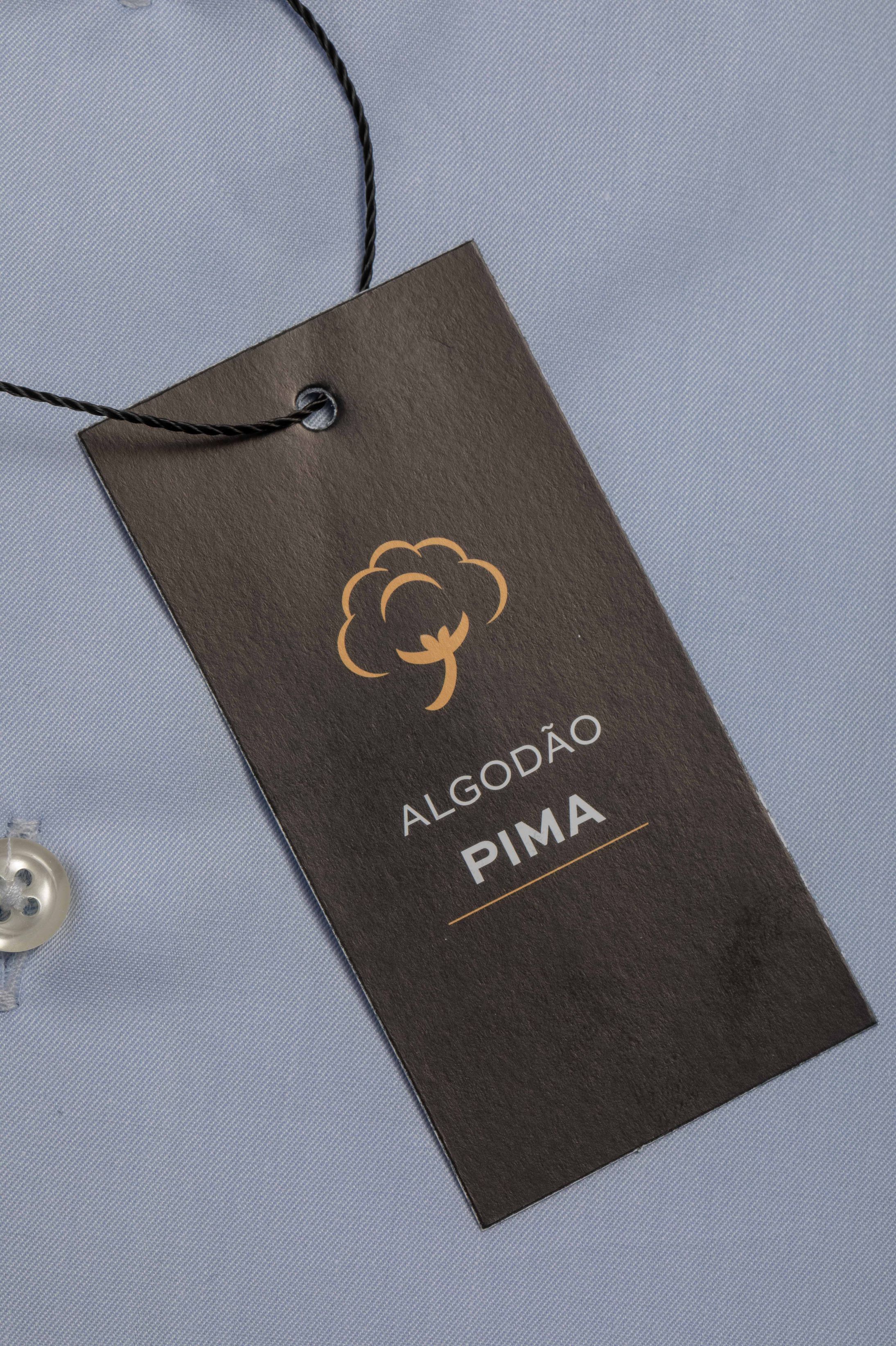 Camisa Social Slim Fit Fio 100 Pima Cotton