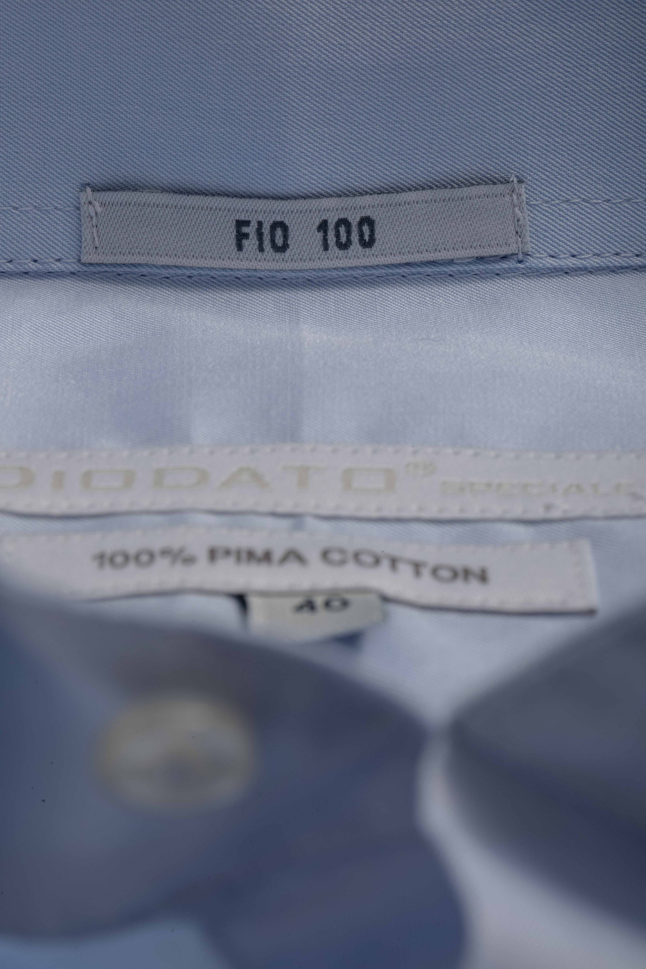 Camisa Social Slim Fit Fio 100 Pima Cotton