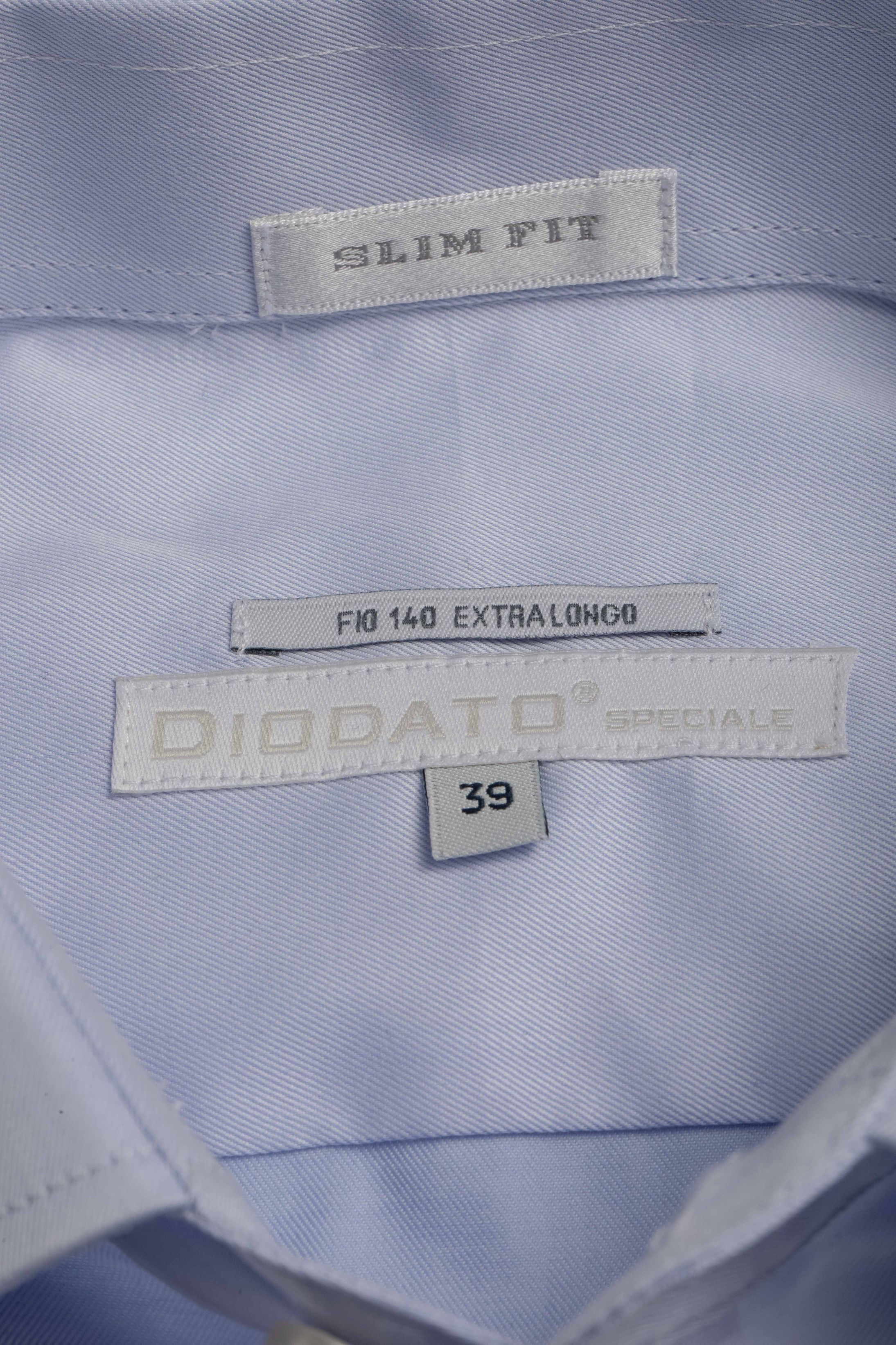 Camisa Social Slim Fit Fio 140 Extra longo 
