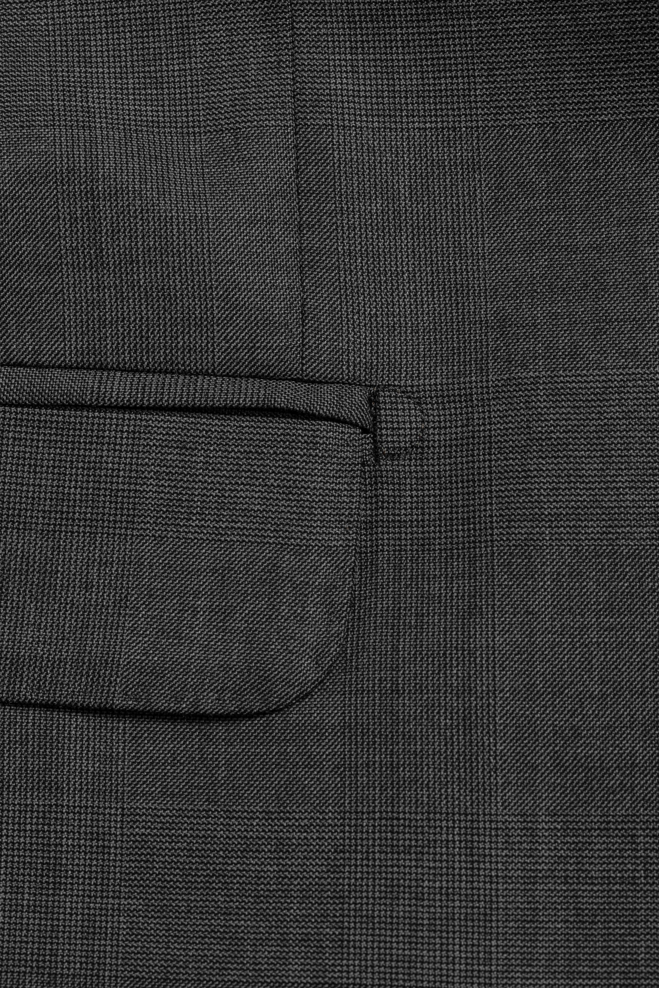 Costume Canônico Super 150 Slim Window Pane Cinza médio 