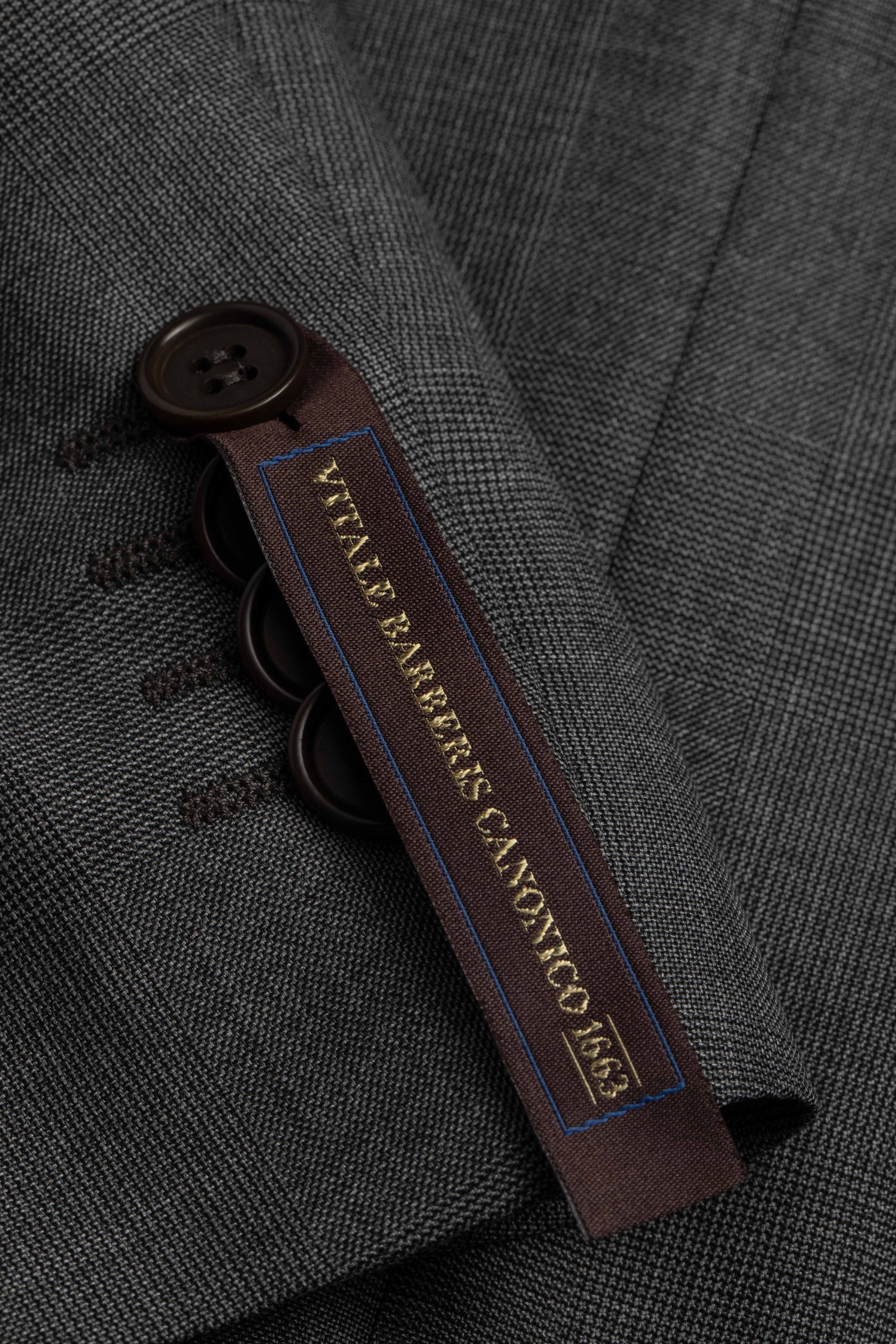 Costume Canônico Super 150 Slim Window Pane Cinza médio 
