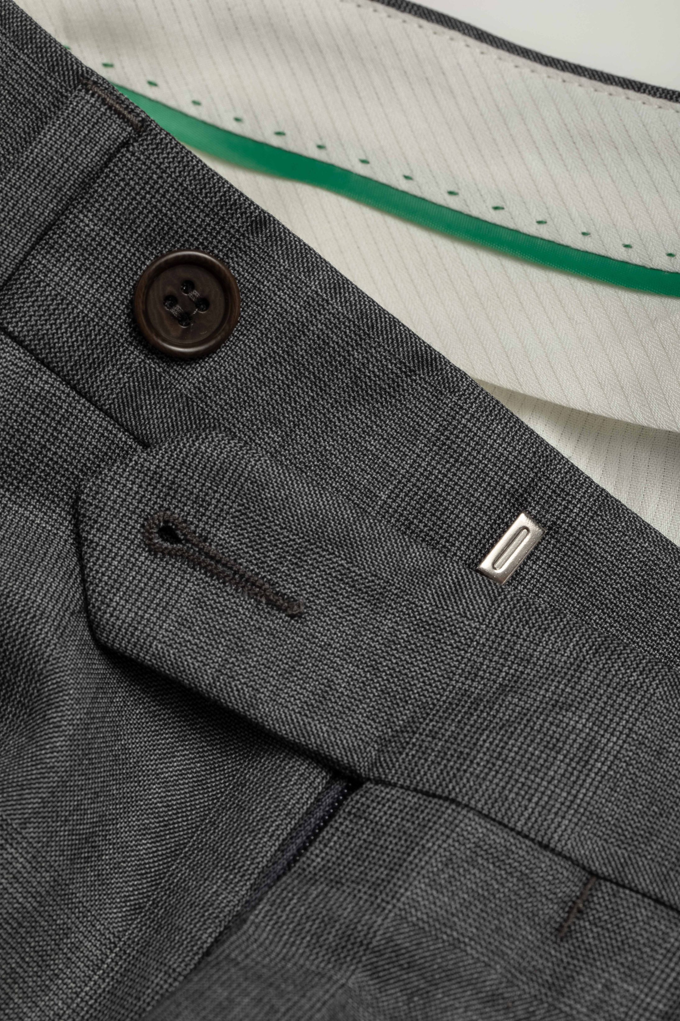 Costume Canônico Super 150 Slim Window Pane Cinza médio 
