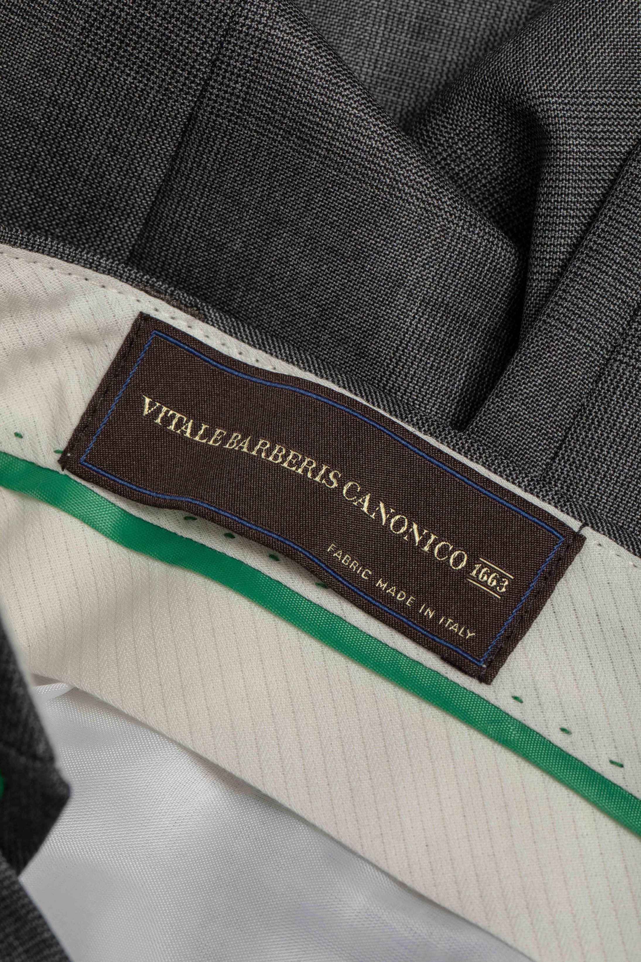 Costume Canônico Super 150 Slim Window Pane Cinza médio 