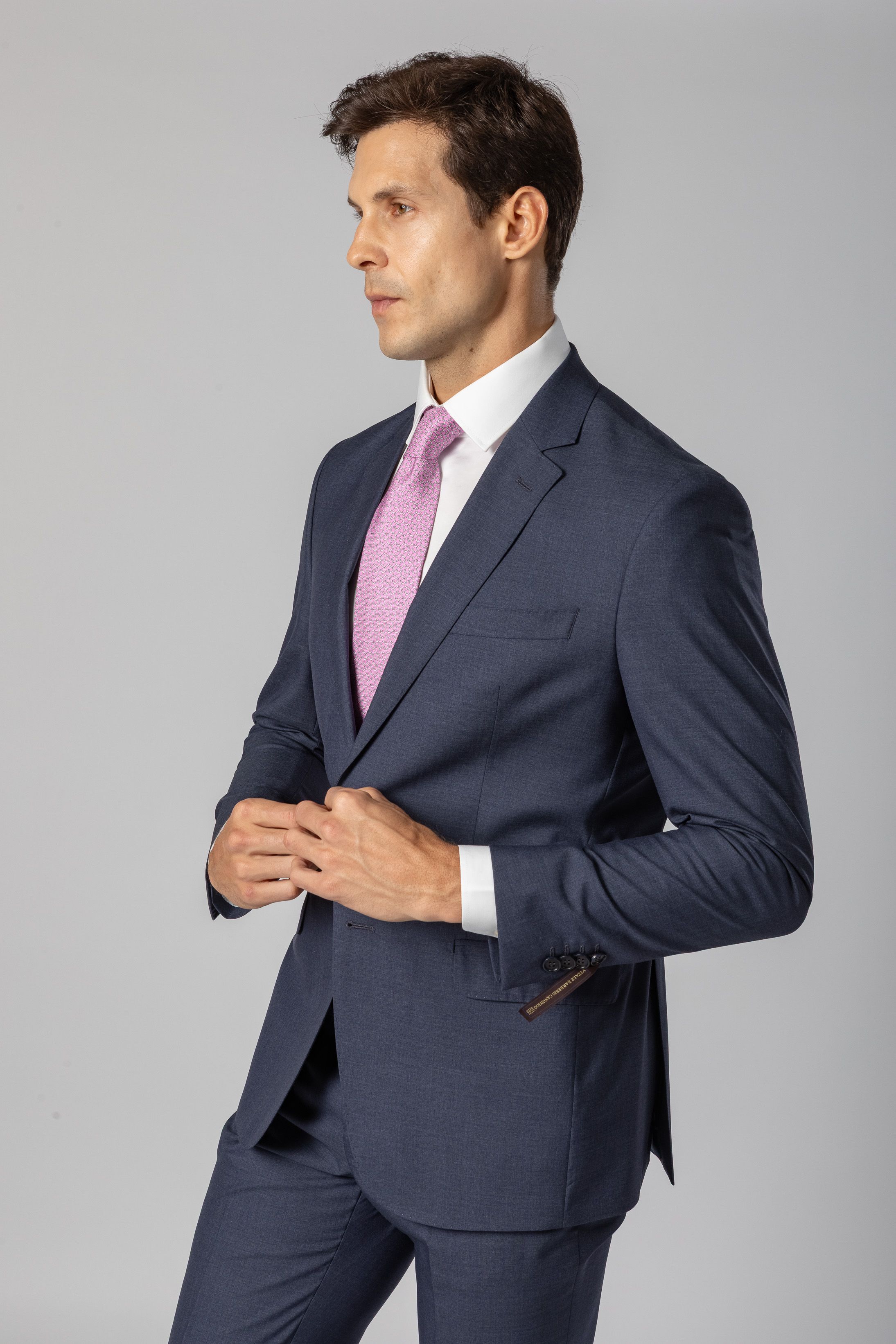 Costume Canônico Super 120 Slim Melange - Diodato Alfaiataria